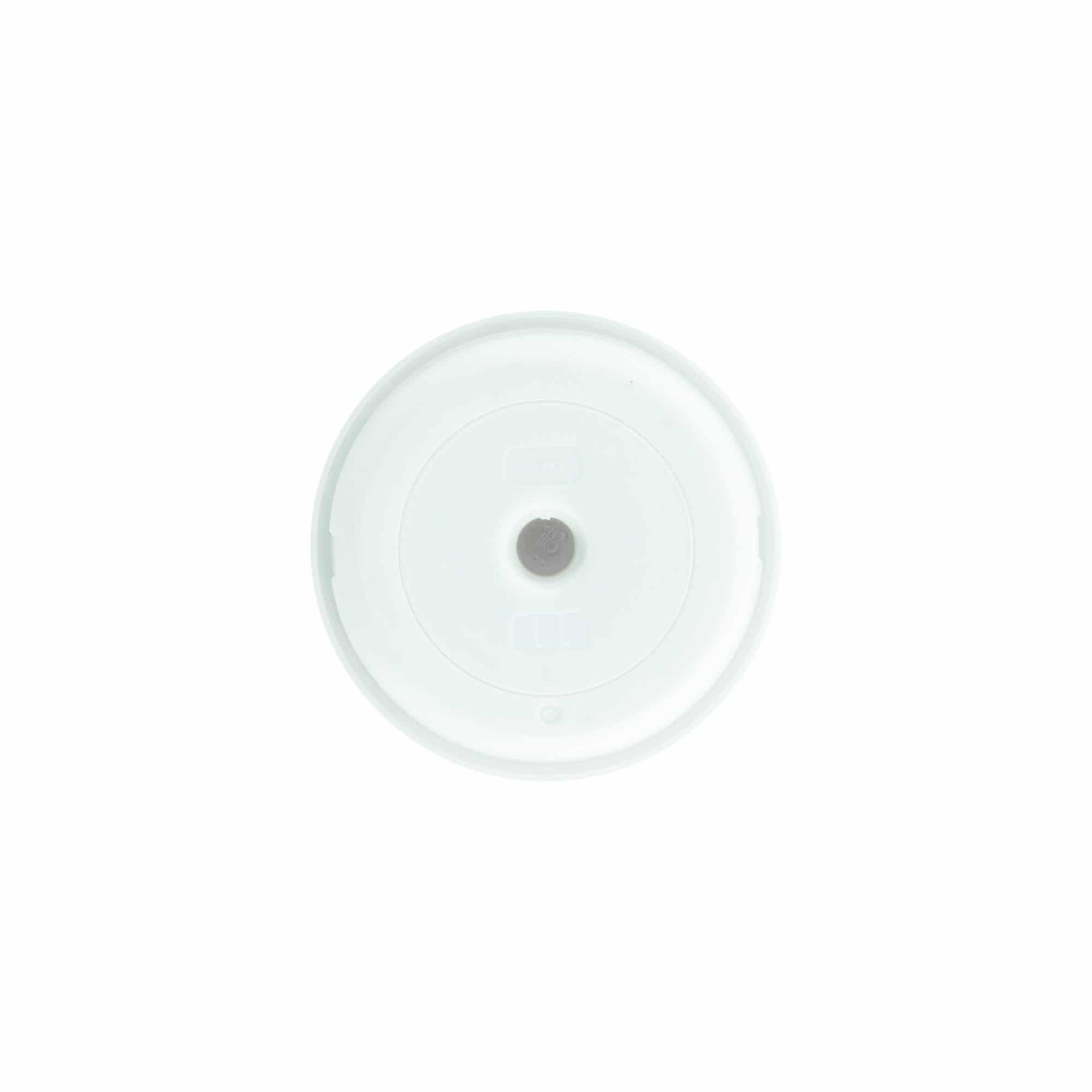 Airless dispenser pumpehode 'Mezzo', PP-plast, sølv