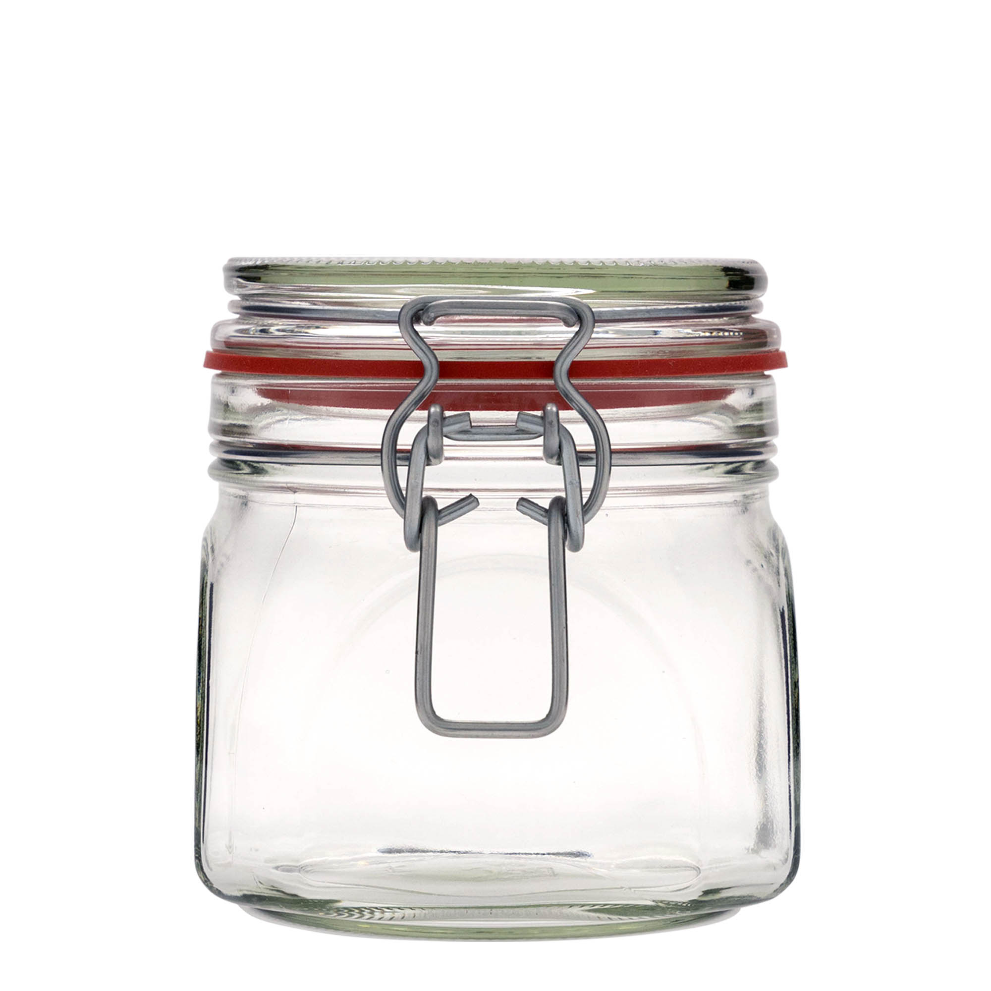 630 ml trådhettelokkglass, firkantet, åpning: trådhettelokk 630 ml trådhettelokkglass, firkantet, åpning: trådhettelokk