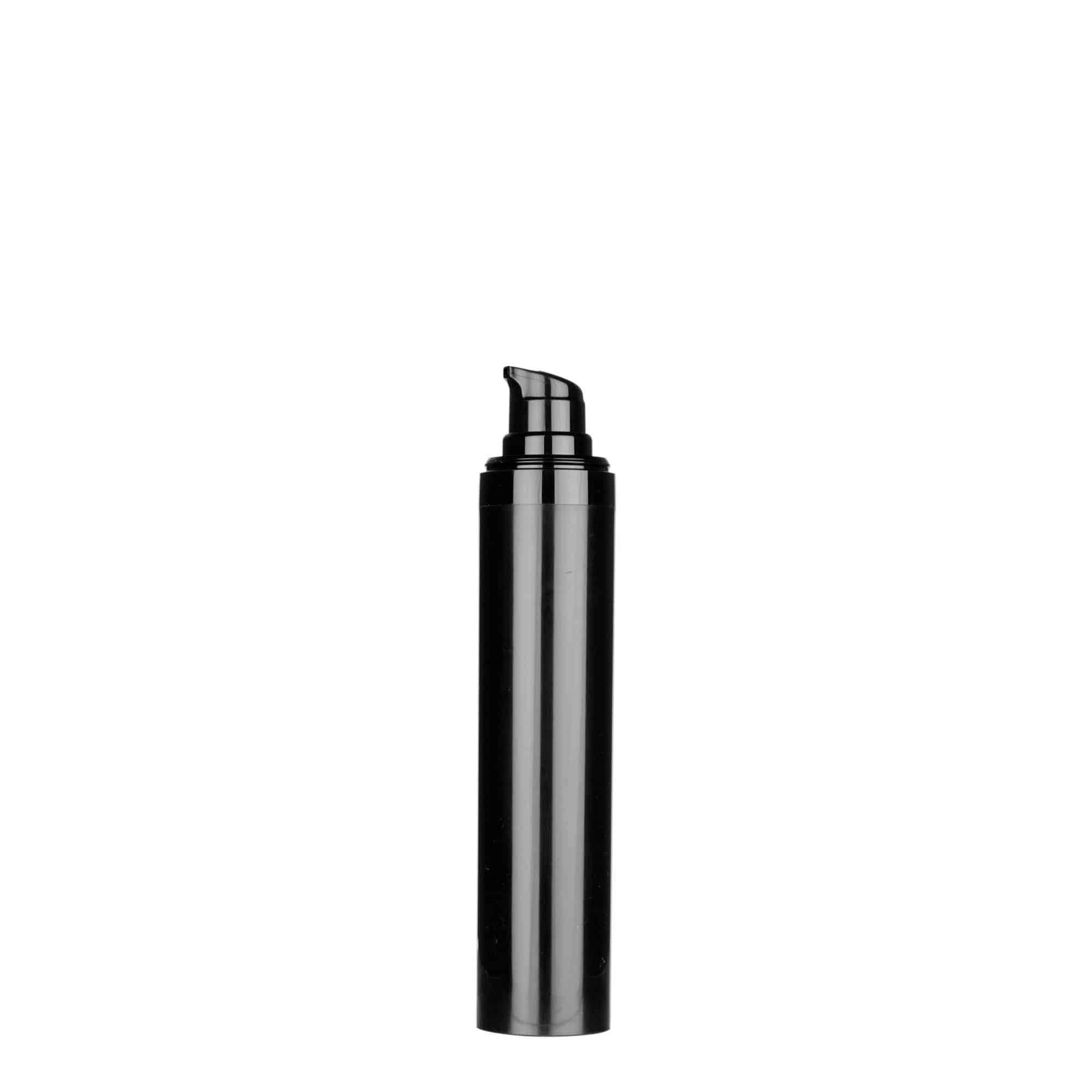 50 ml Airless Dispenser "Micro", PP-plast, svart