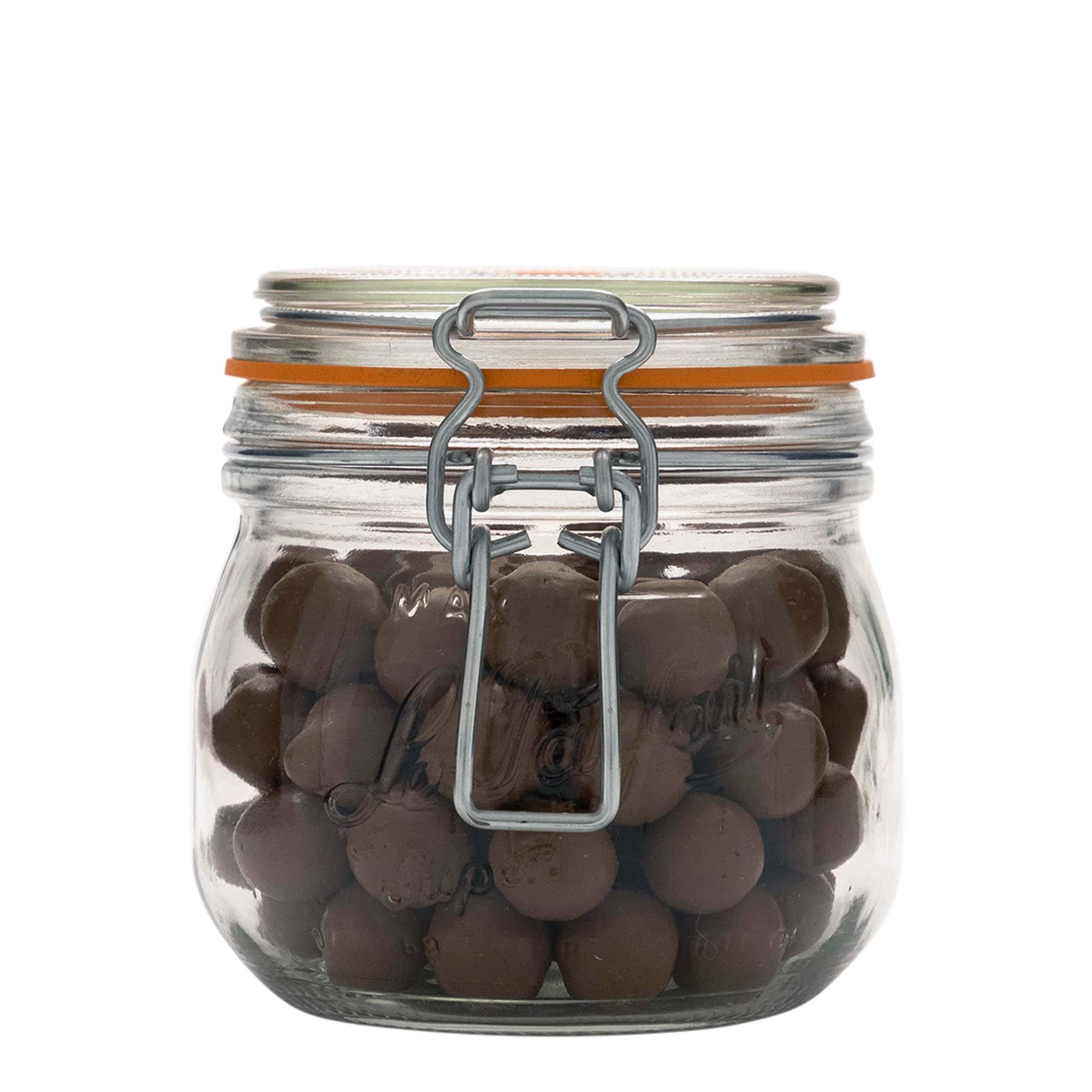 500 ml trådhettelokkglass 'Le Parfait Super Bocal', åpning: trådhettelokkslås