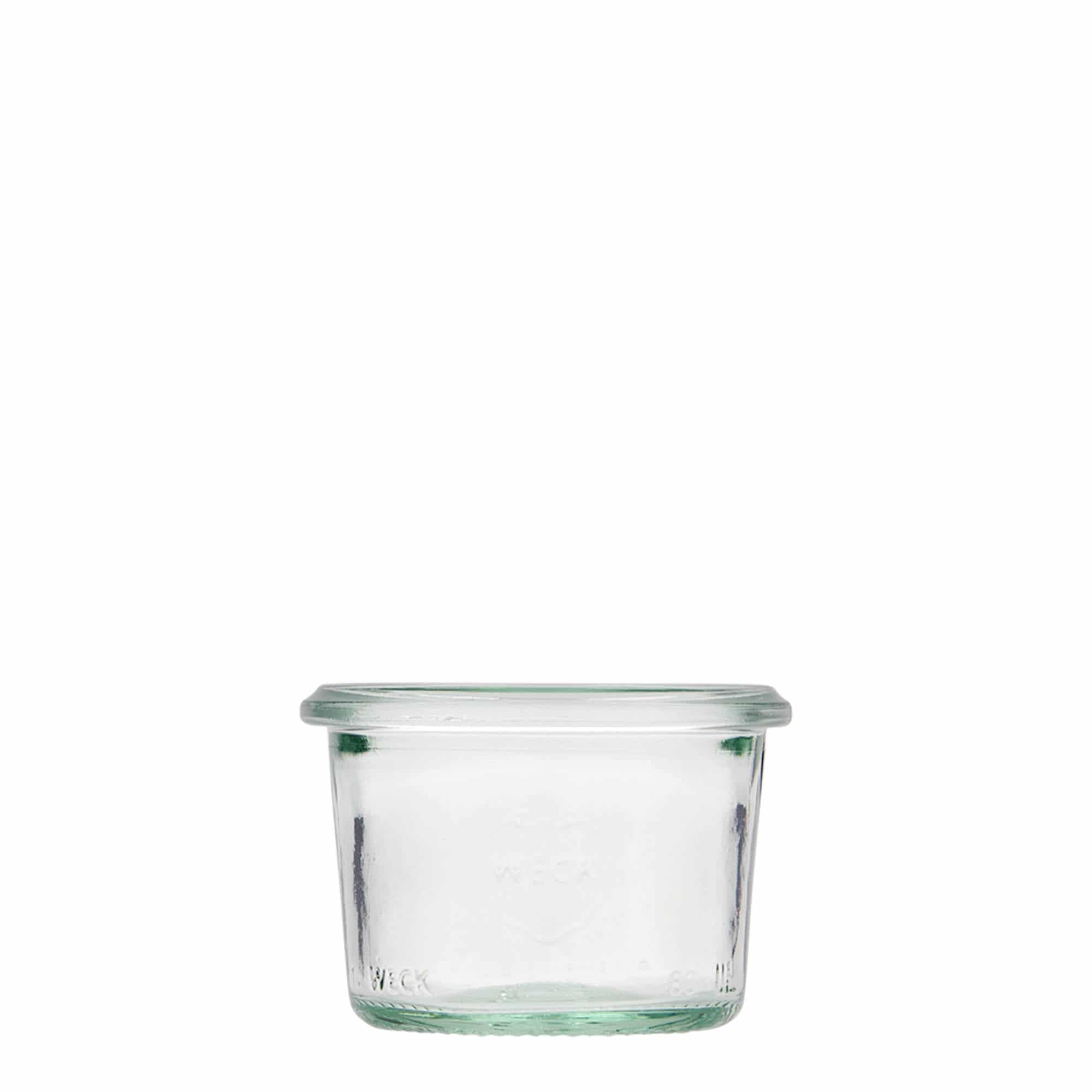 80 ml WECK-sturzglass, åpning: rund kant