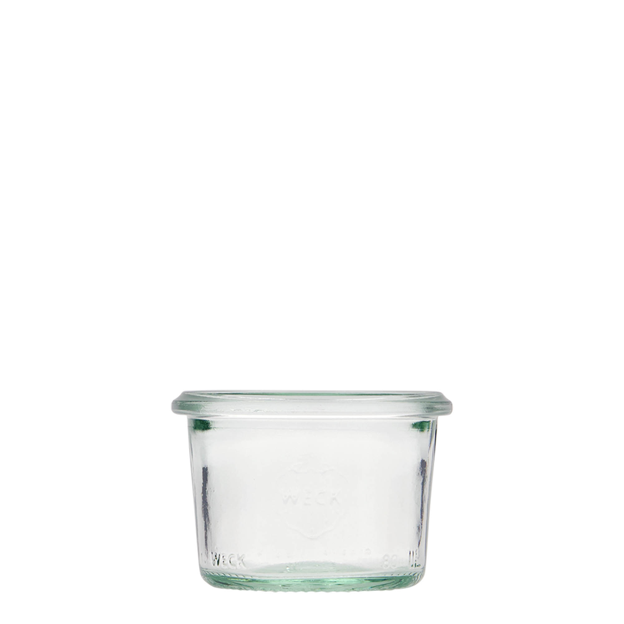 80 ml WECK-sturzglass, åpning: rund kant 80 ml WECK-sturzglass, åpning: rund kant