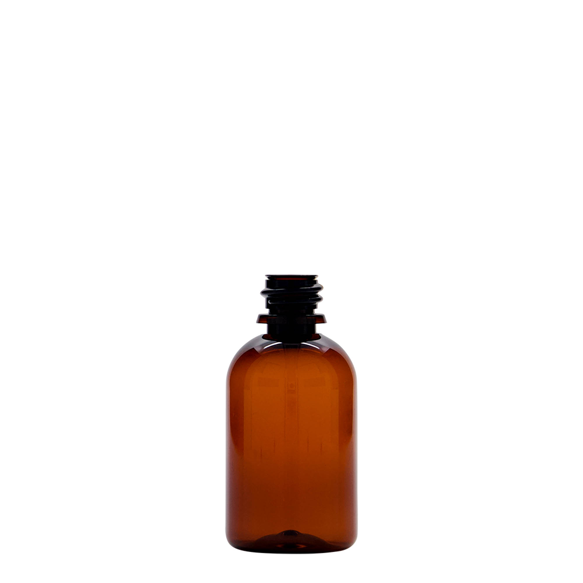 50 ml PET-medisinflaske 'Easy Living', brun, plast, åpning: DIN 18