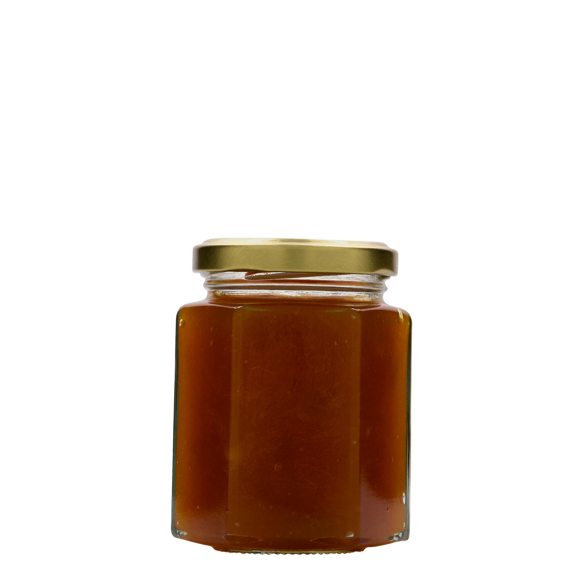 191 ml sekskantet glass, åpning: Twist-Off (TO 58) 191 ml sekskantet glass, åpning: Twist-Off (TO 58)