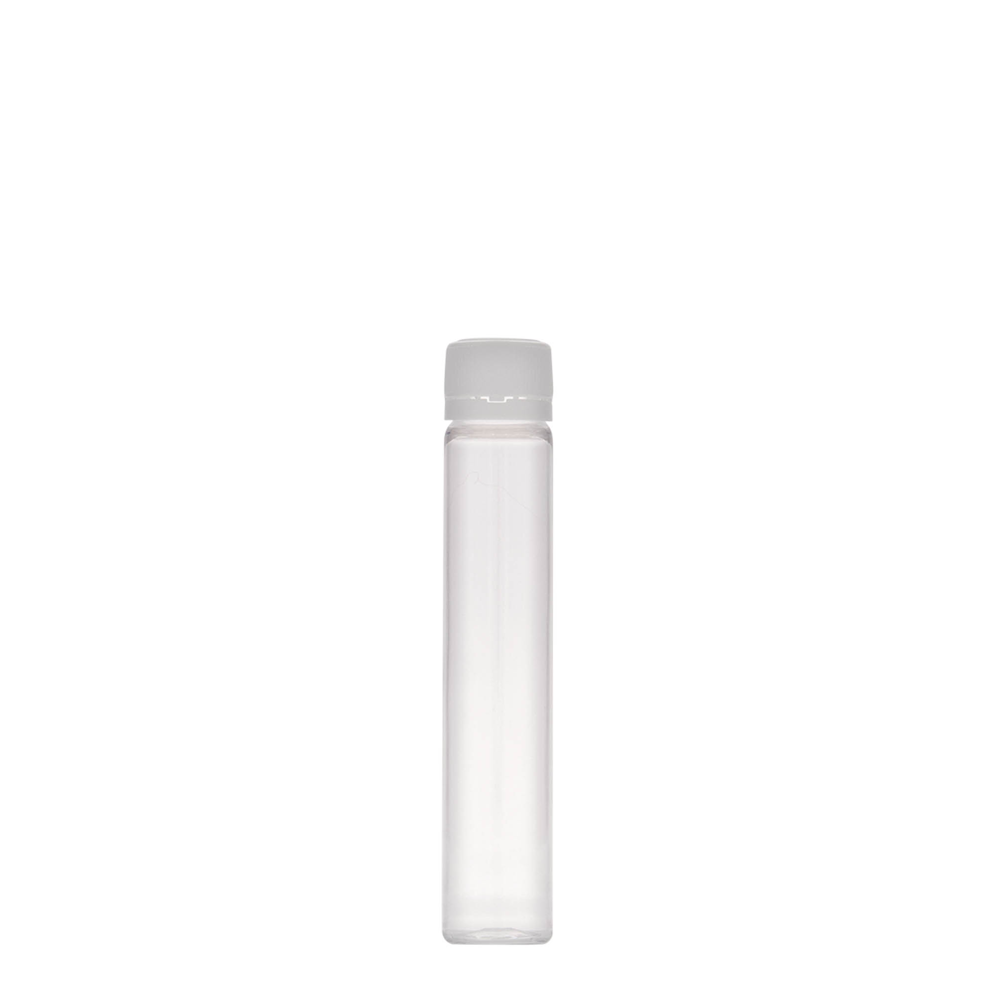 25 ml PET-rør, plast, åpning: skrukork 25 ml PET-rør, plast, åpning: skrukork
