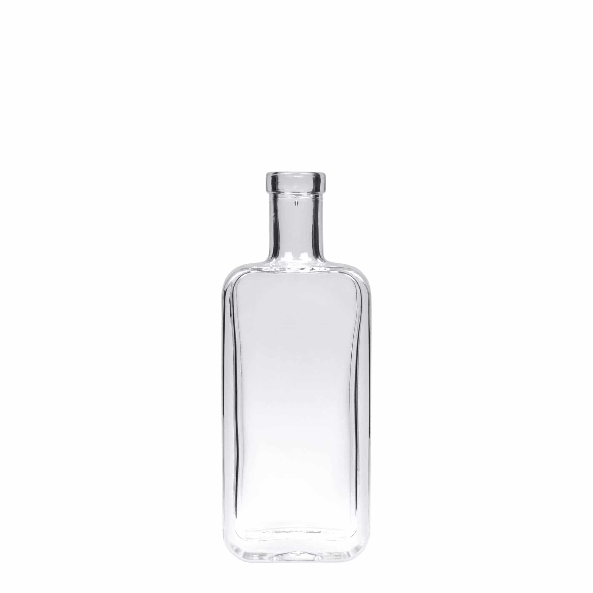 100 ml glassflaske "Nice', firkantet, åpning: Kork 100 ml glassflaske "Nice', firkantet, åpning: Kork