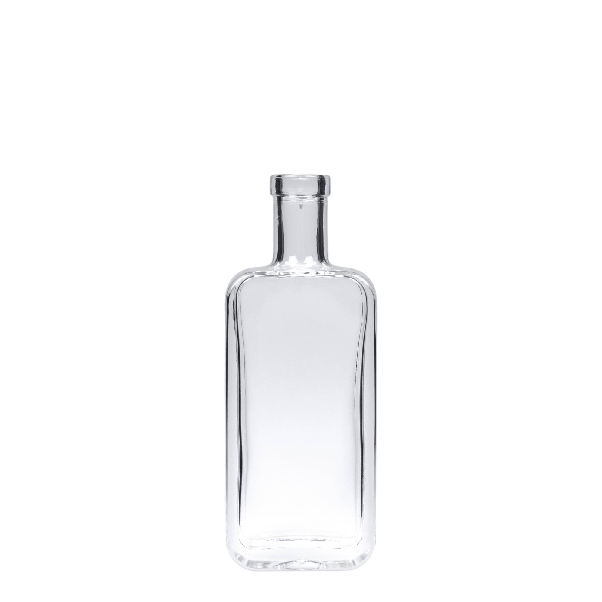 100 ml glassflaske 'Nice', rektangulær, åpning: kork 100 ml glassflaske 'Nice', rektangulær, åpning: kork