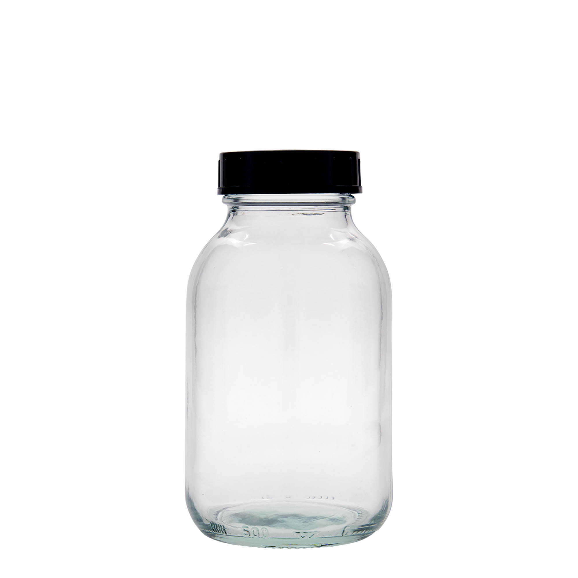 500 ml vidåpnet glass, åpning: DIN 55 500 ml vidåpnet glass, åpning: DIN 55