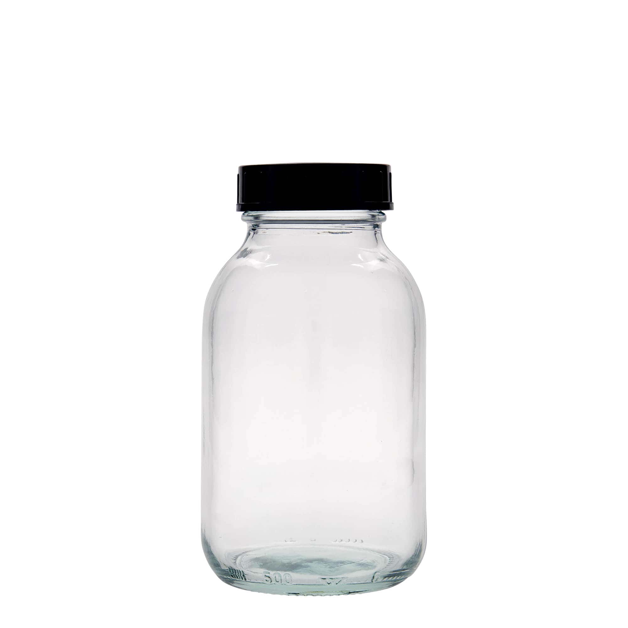 500 ml vidåpnet glass, åpning: DIN 55