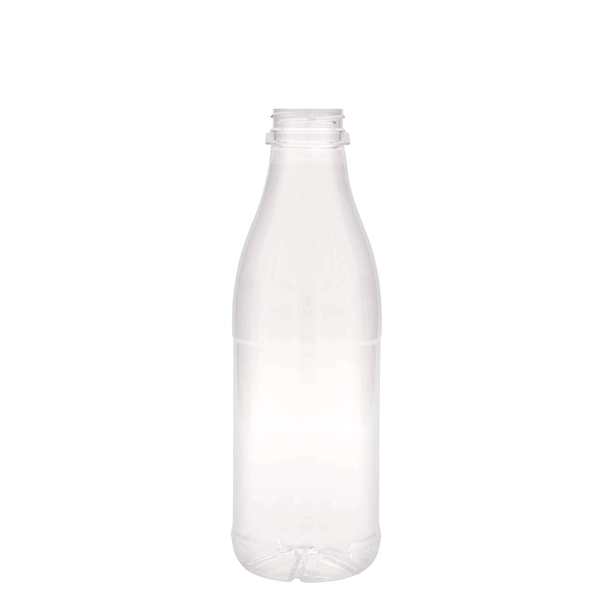 750 ml PET-flaske 'Melk og juice', plast, åpning: 38 mm