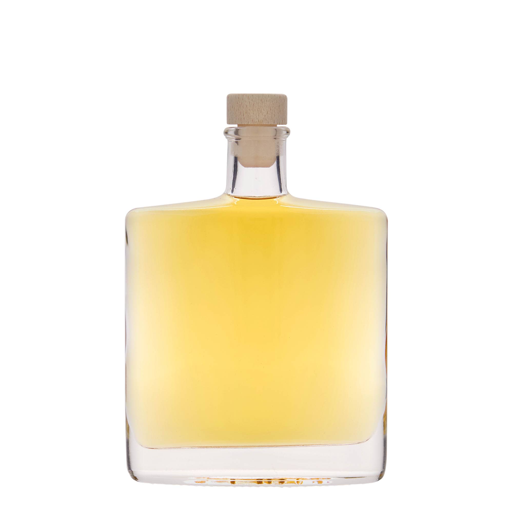 350 ml glassflaske "Zorbas", oval, åpning: Kork
