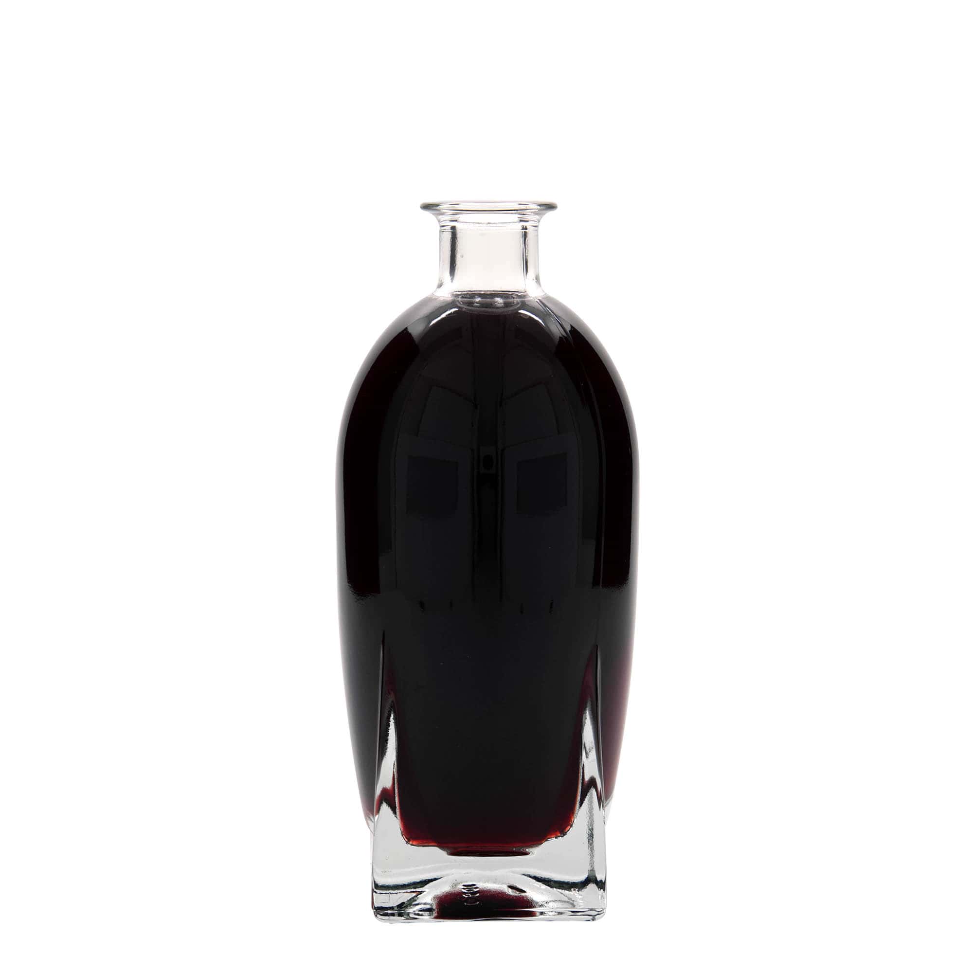 500 ml glassflaske 'Zino', firkantet, åpning: kork