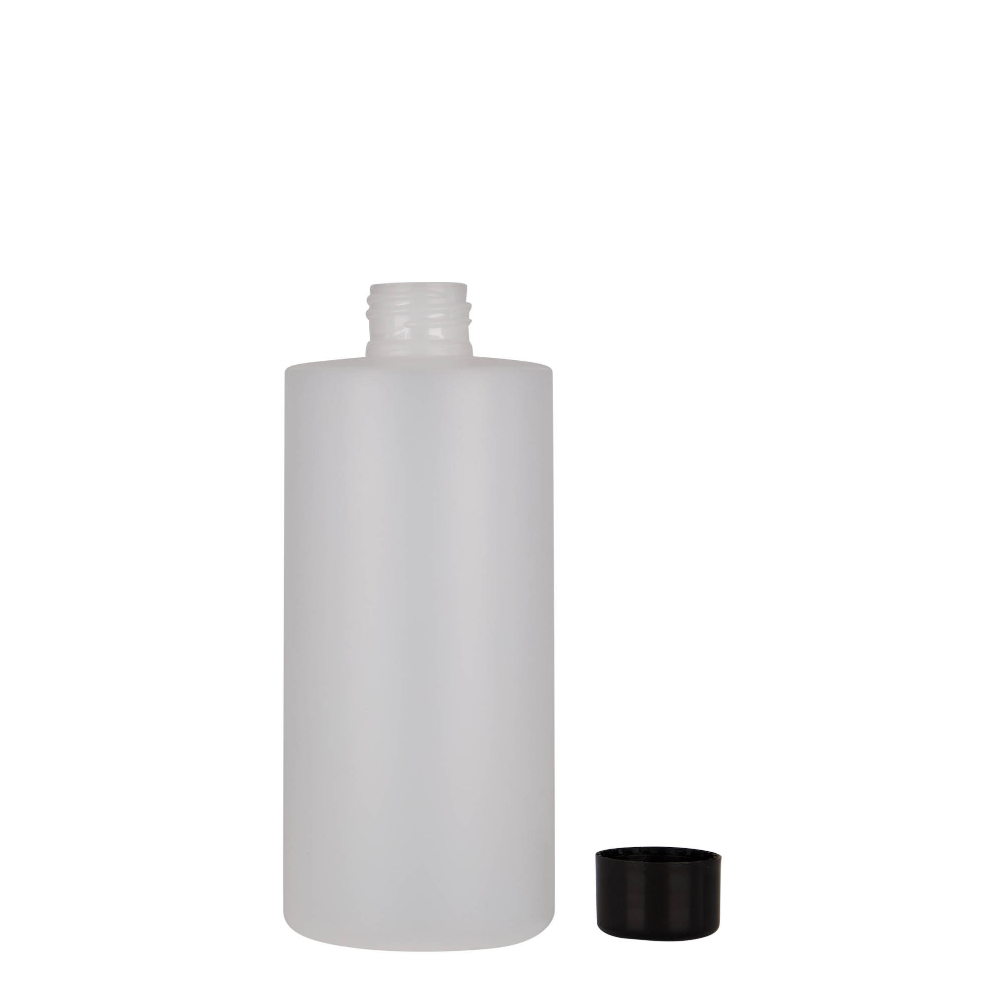 300 ml plastflaske 'Pipe', HDPE, hvit, åpning: 24/410