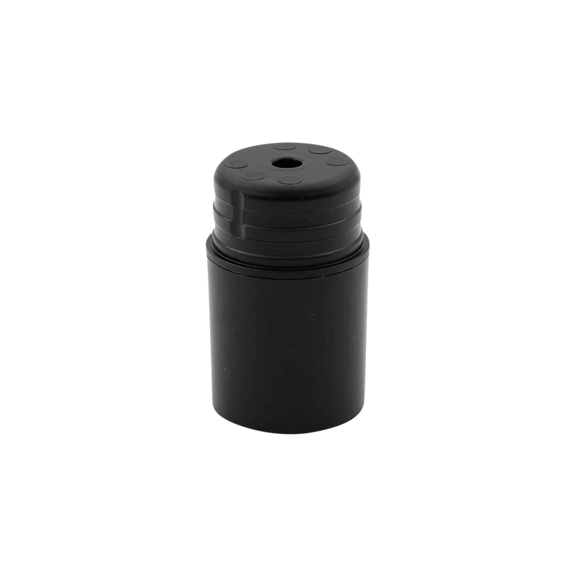 Airless Dispenser pumpehode "Nano", PP-plast, svart