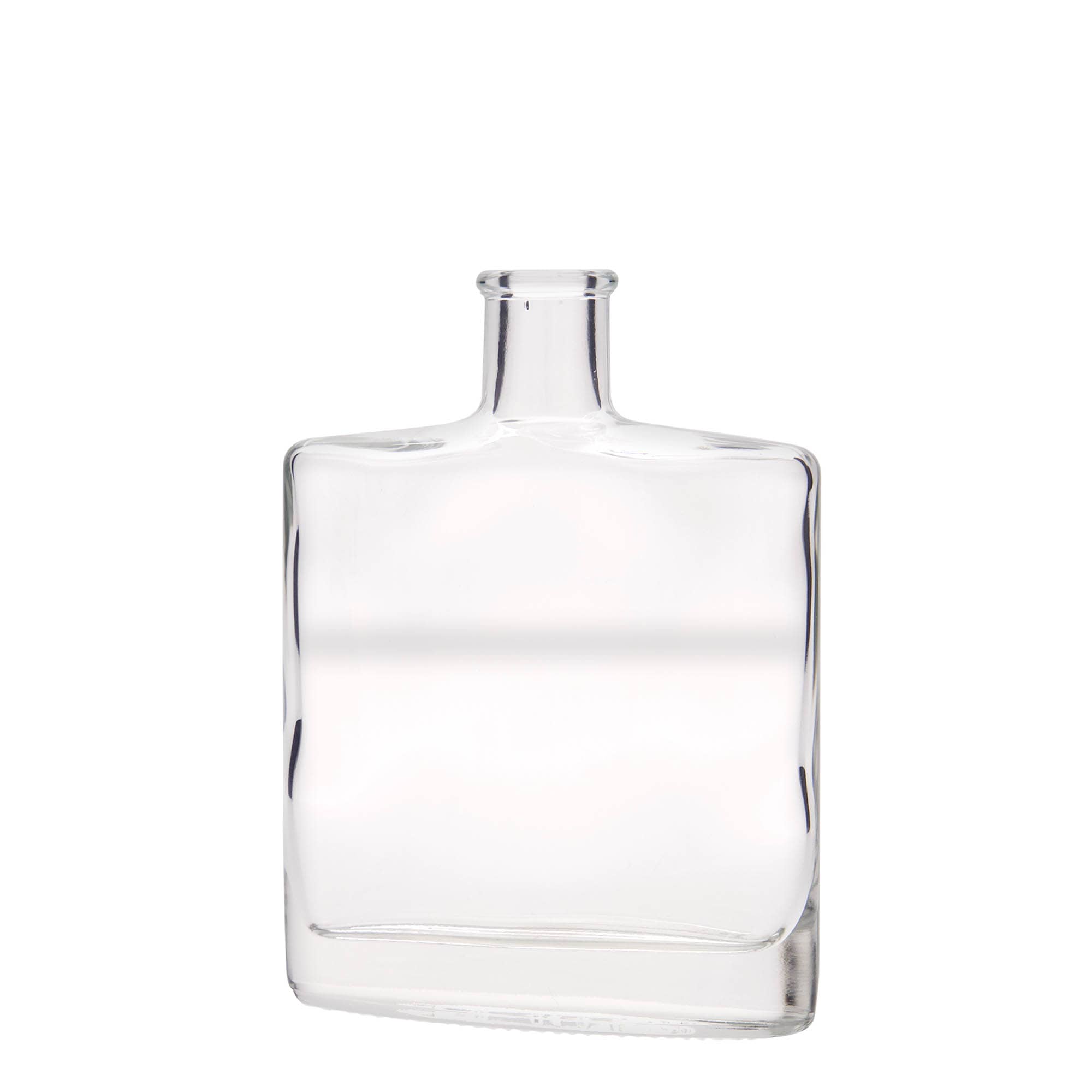 350 ml glassflaske "Zorbas", oval, åpning: Kork
