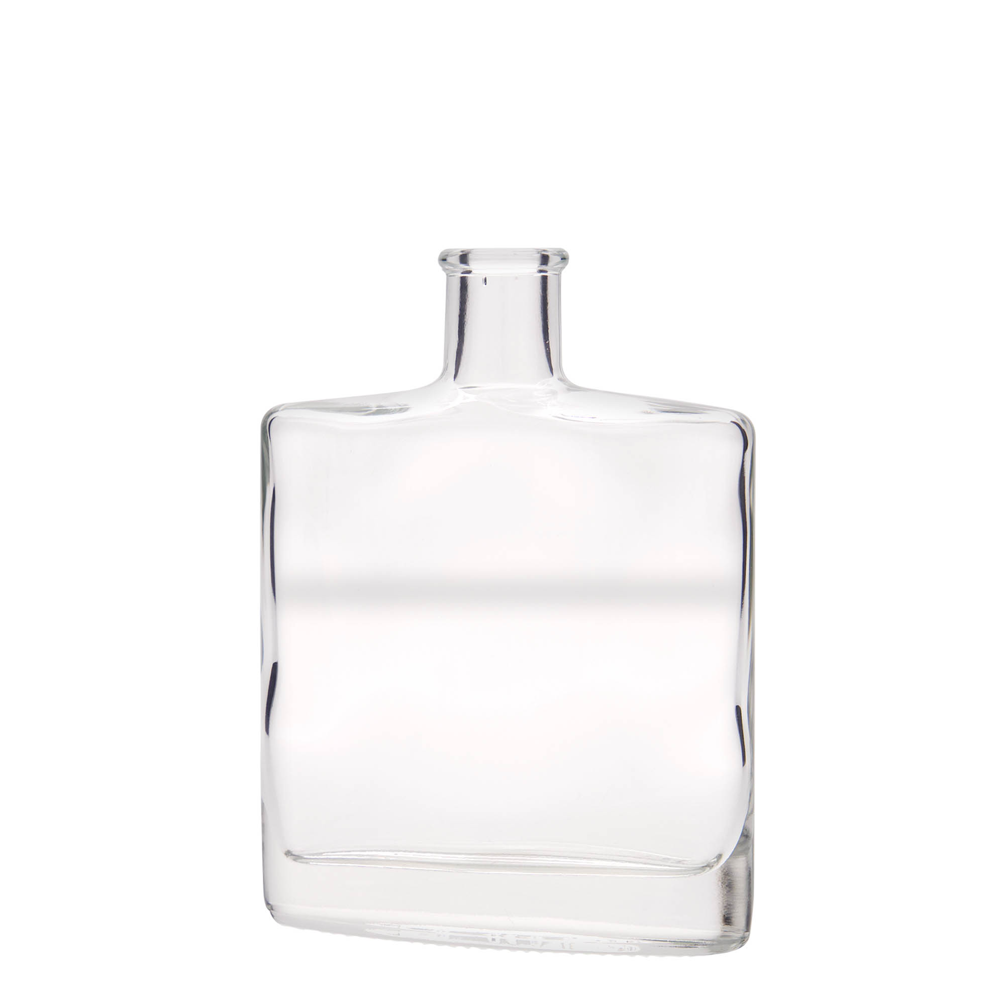 350 ml glassflaske 'Zorbas', oval, åpning: kork