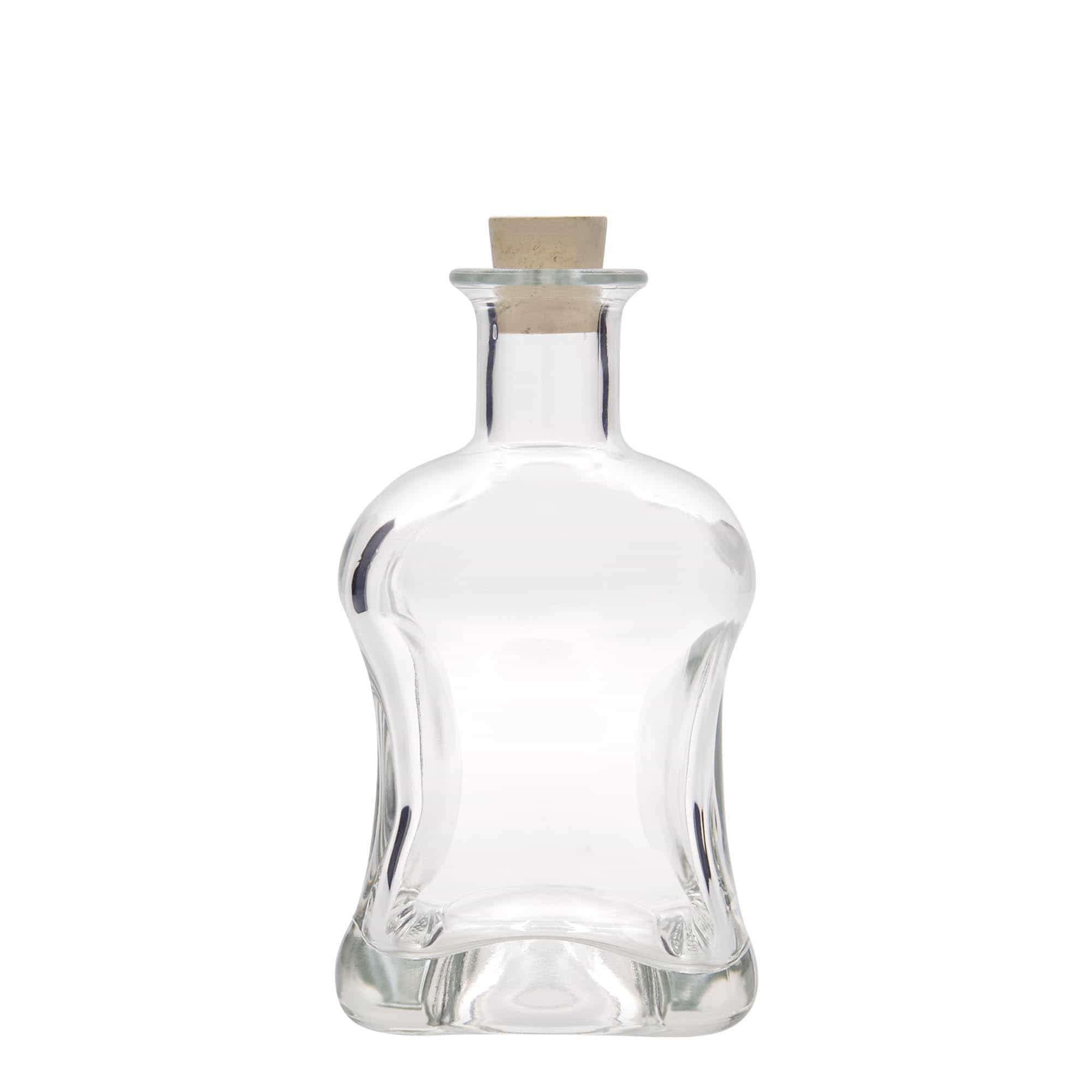 500 ml glassflaske "Dublin", kvadratisk, åpning: Kork