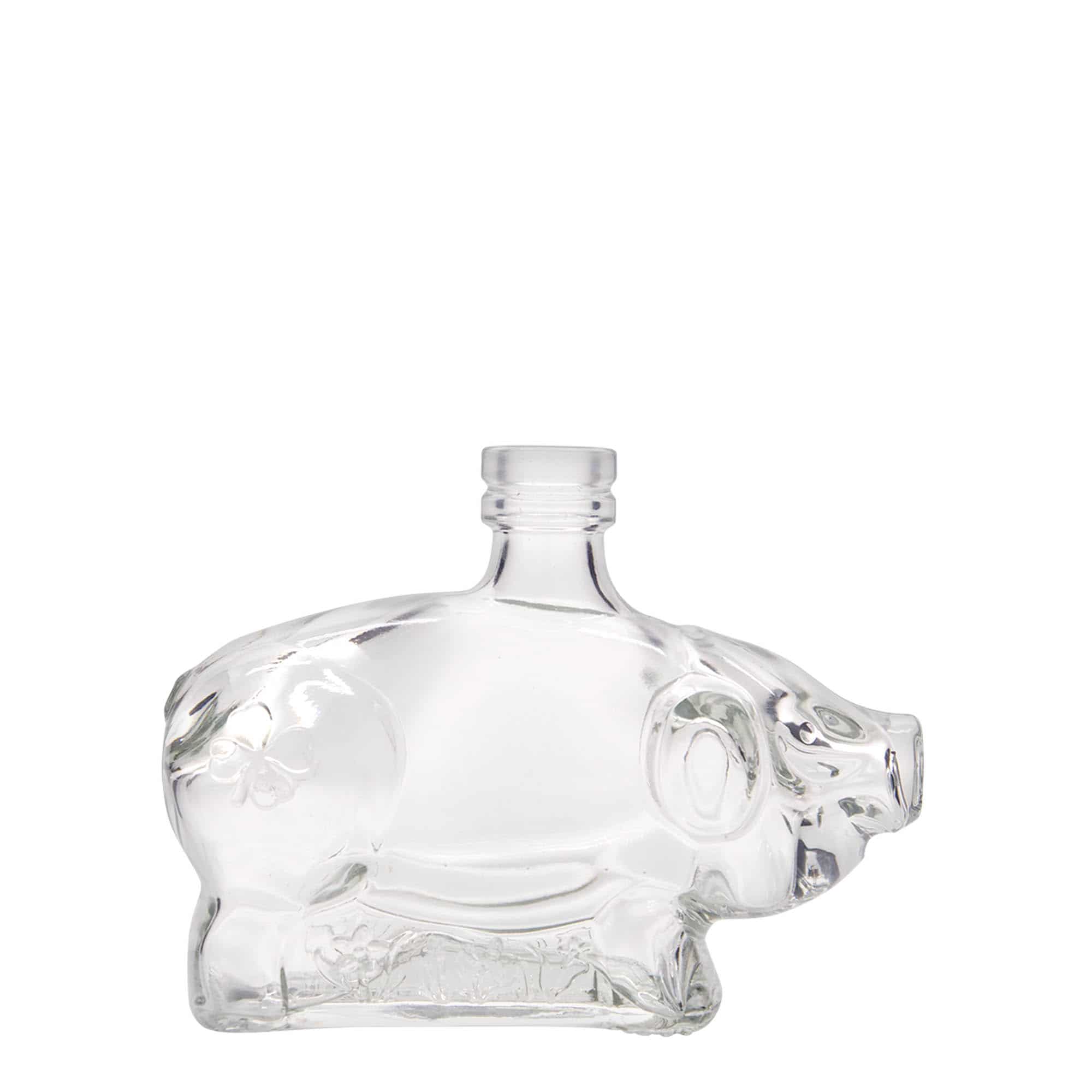 200 ml glassflaske "Heldiggris", åpning: Kork 200 ml glassflaske "Heldiggris", åpning: Kork