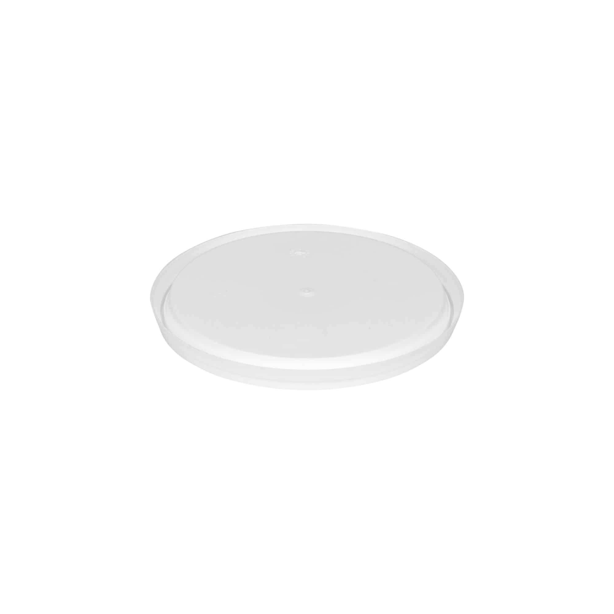 Lokk for 0,6 l bøtte, PP-plast, hvit