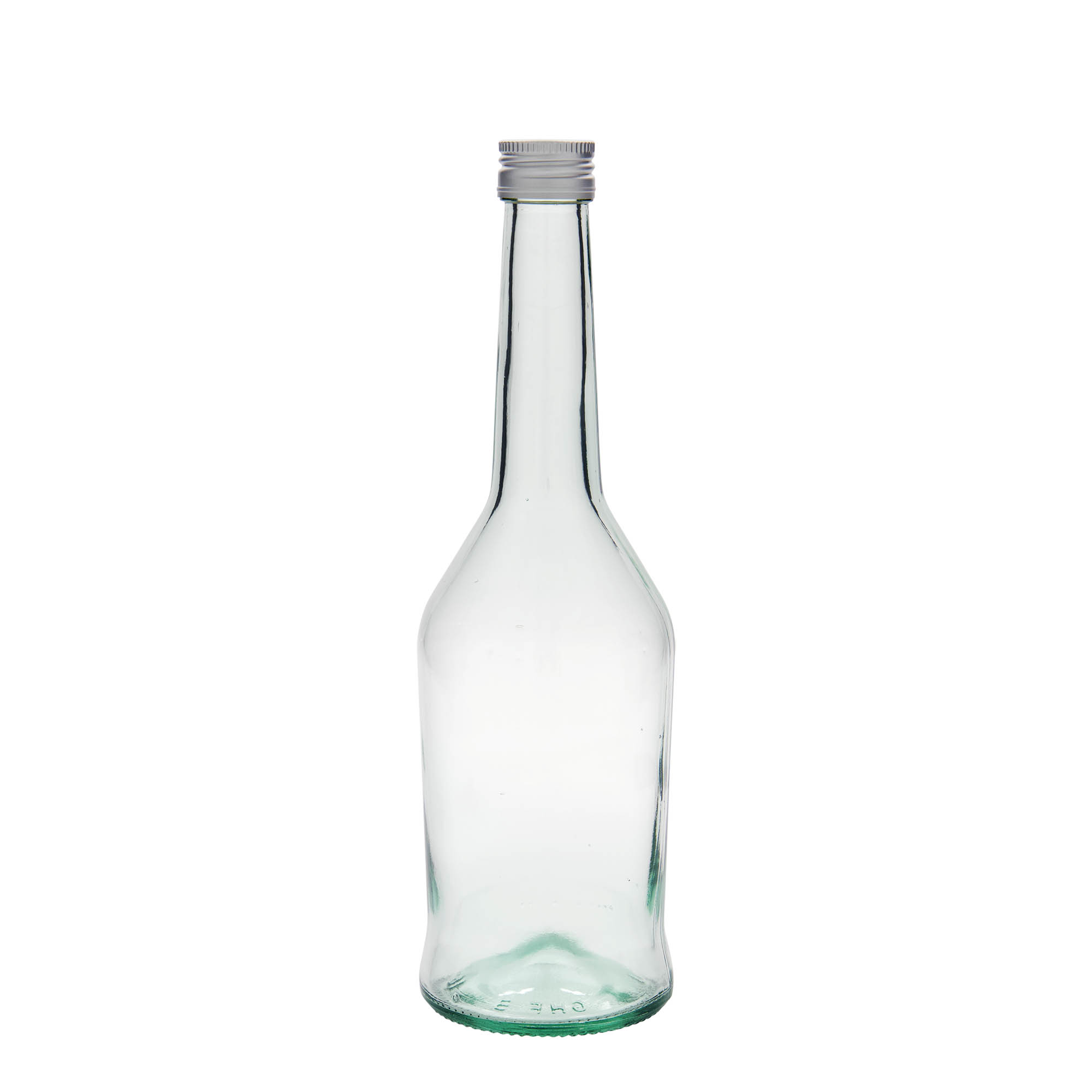 500 ml glassflaske brennevinsflaske, åpning: PP 28