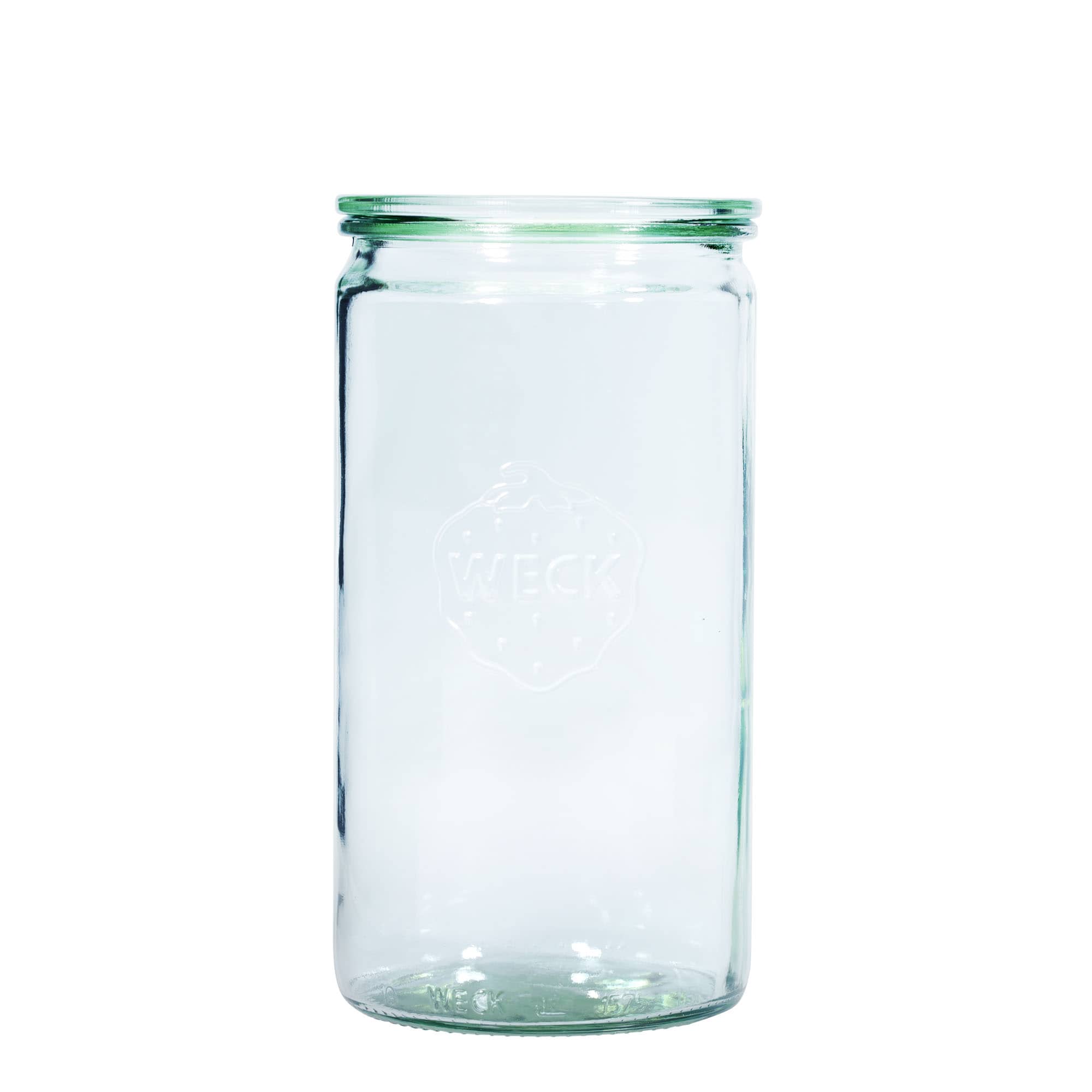 1.575 ml WECK-sylinderglass, åpning: rund kant