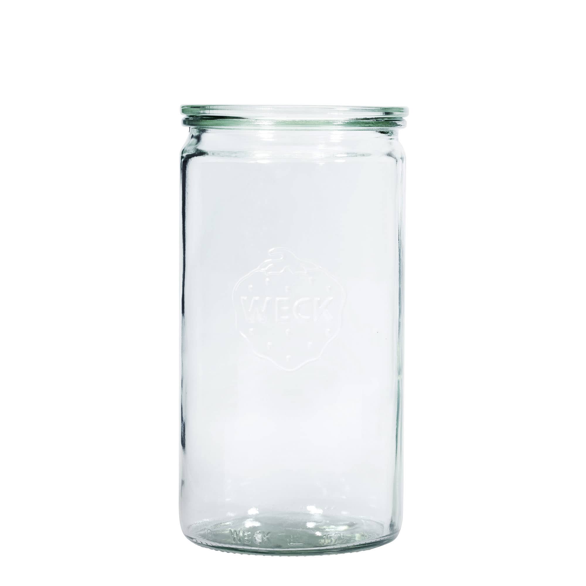 1.575 ml WECK-sylinderglass, åpning: rund kant