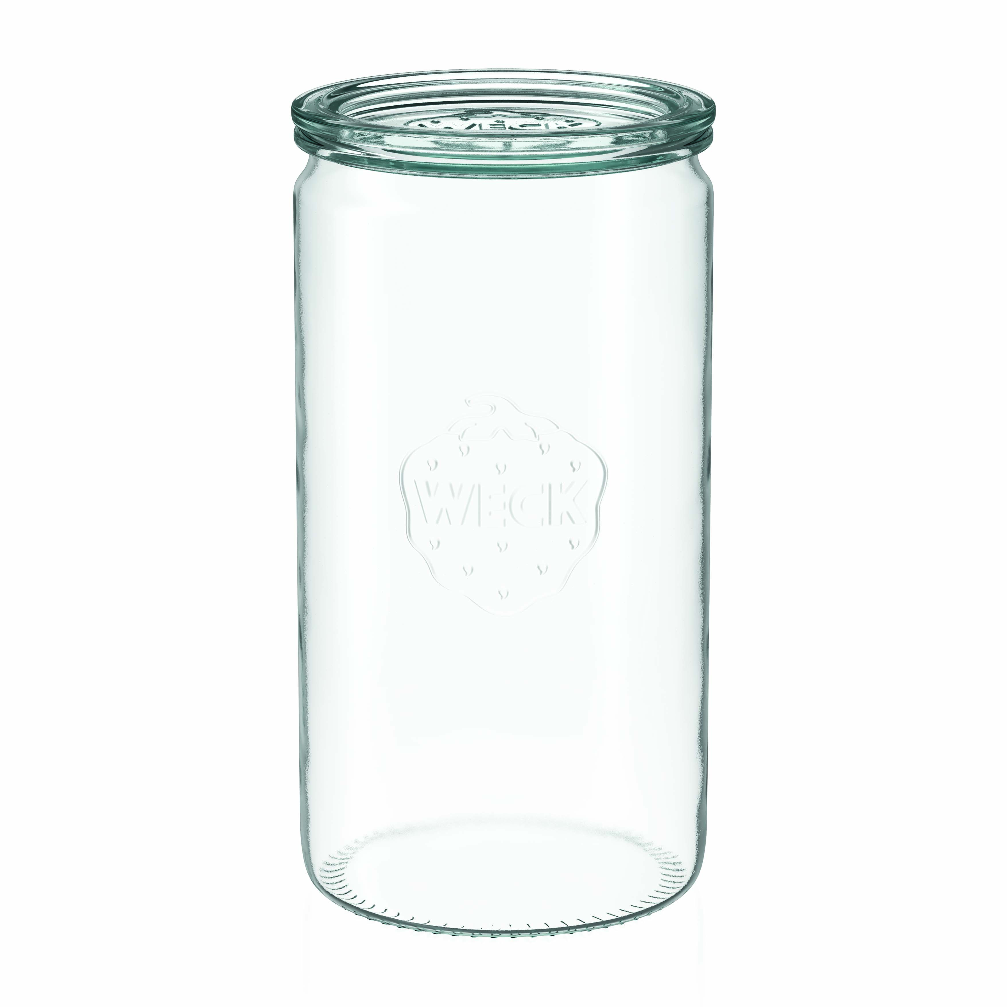 1.575 ml WECK-sylinderglass, åpning: rund kant