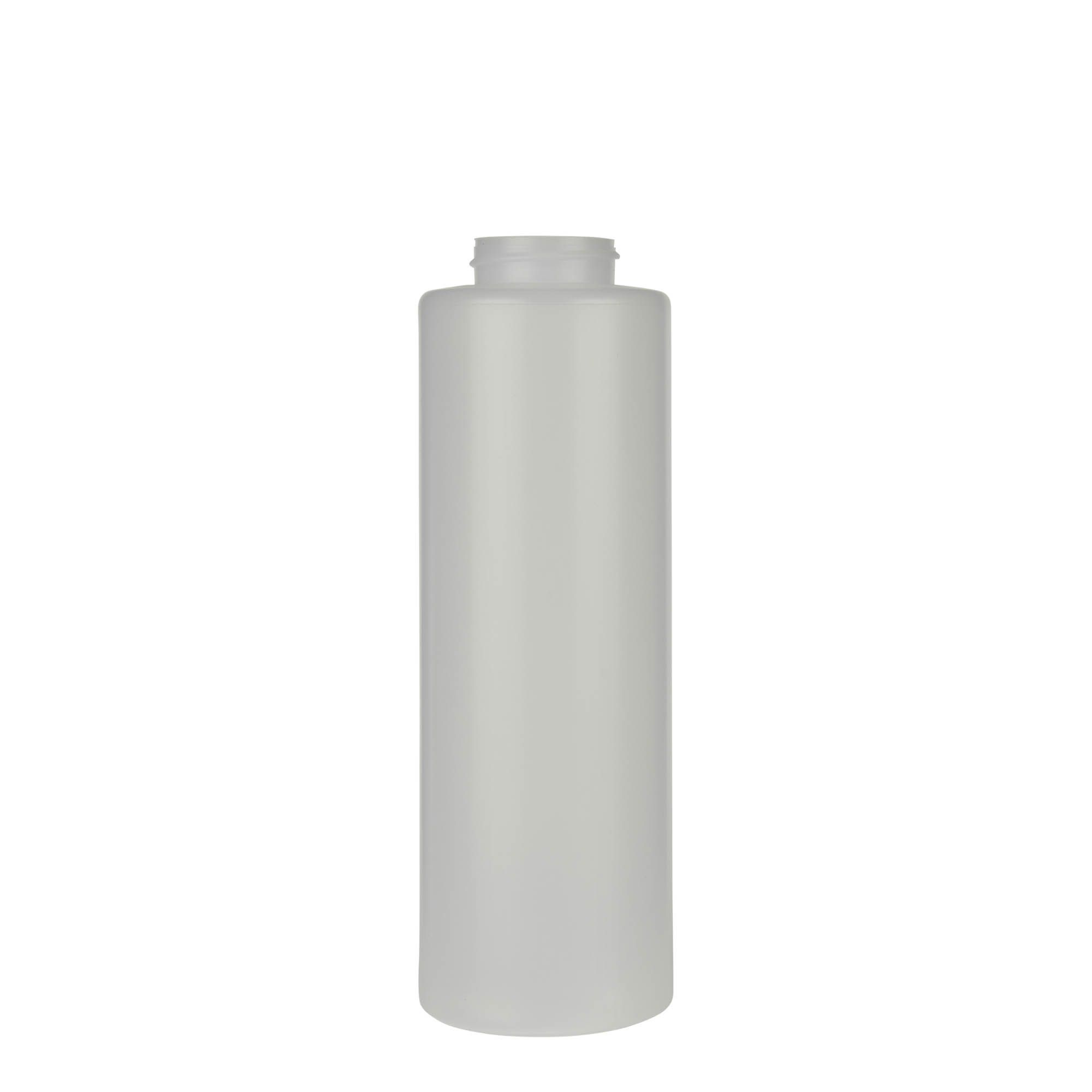 500 ml sausflaske, LDPE-plast, natur, åpning: 38/400