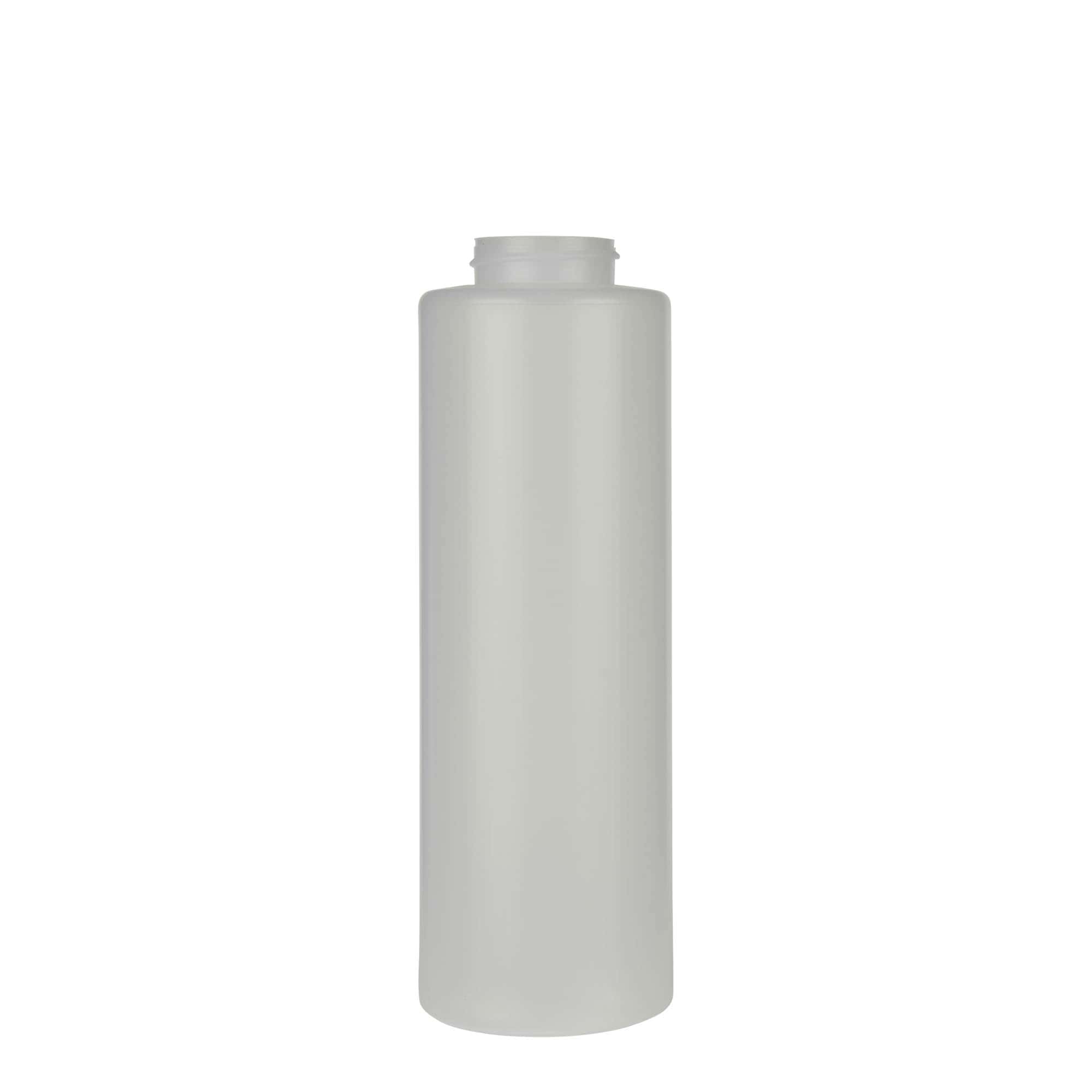500 ml sausflaske, LDPE-plast, natur, åpning: 38/400