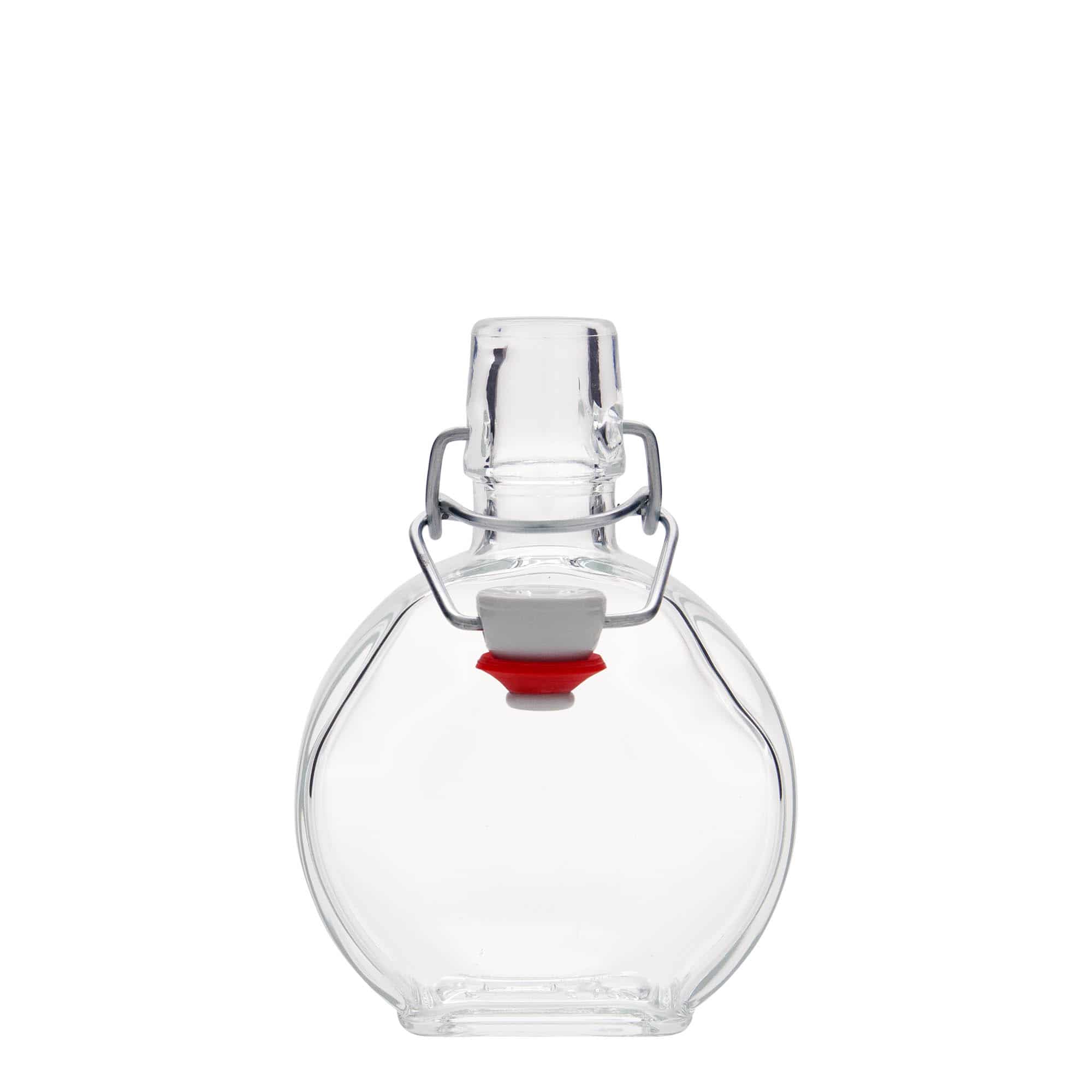 200 ml glassflaske "Sensatione", firkantet, åpning: Bøylelokk 200 ml glassflaske "Sensatione", firkantet, åpning: Bøylelokk
