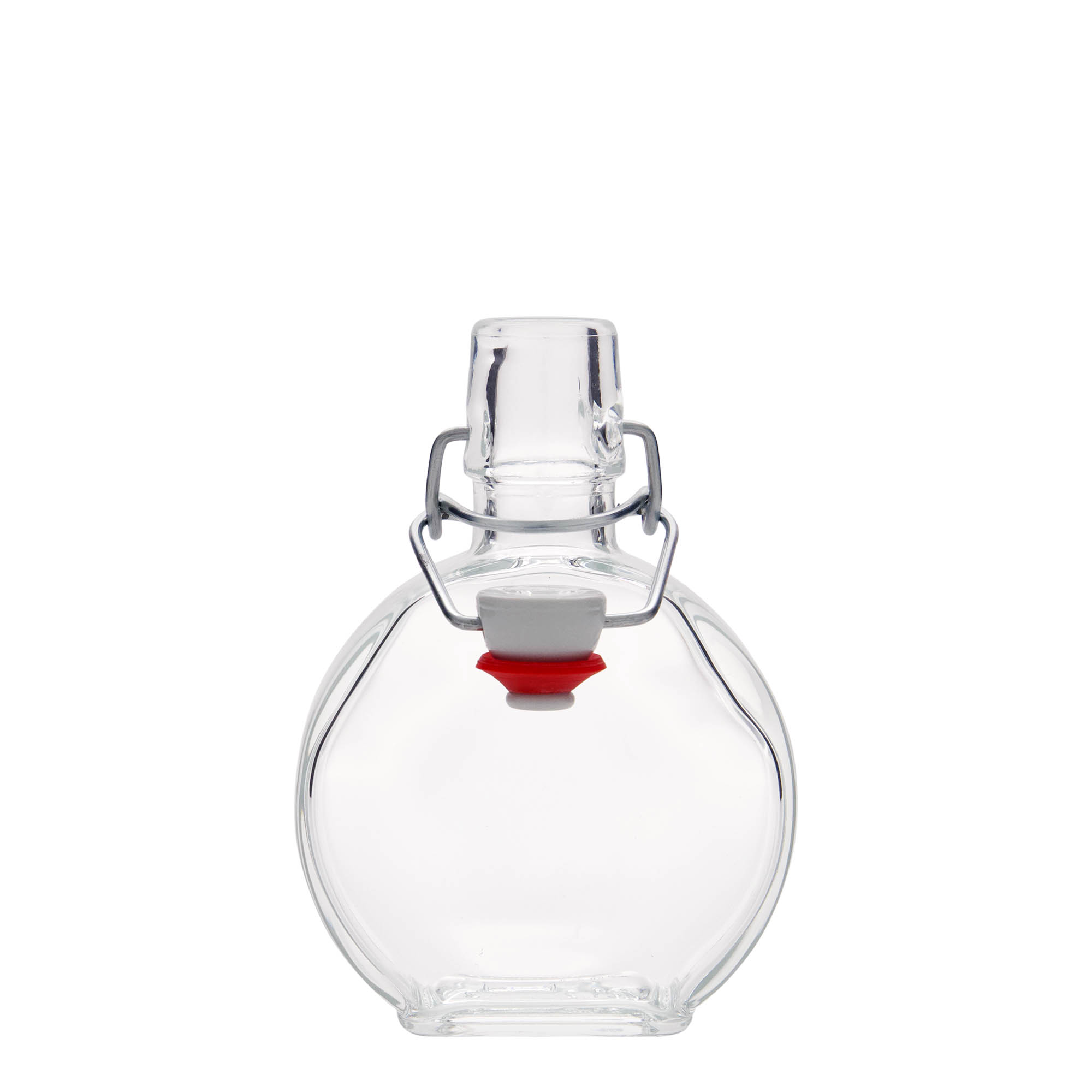 200 ml glassflaske 'Sensatione', rektangulær, åpning: klemmefeste 200 ml glassflaske 'Sensatione', rektangulær, åpning: klemmefeste