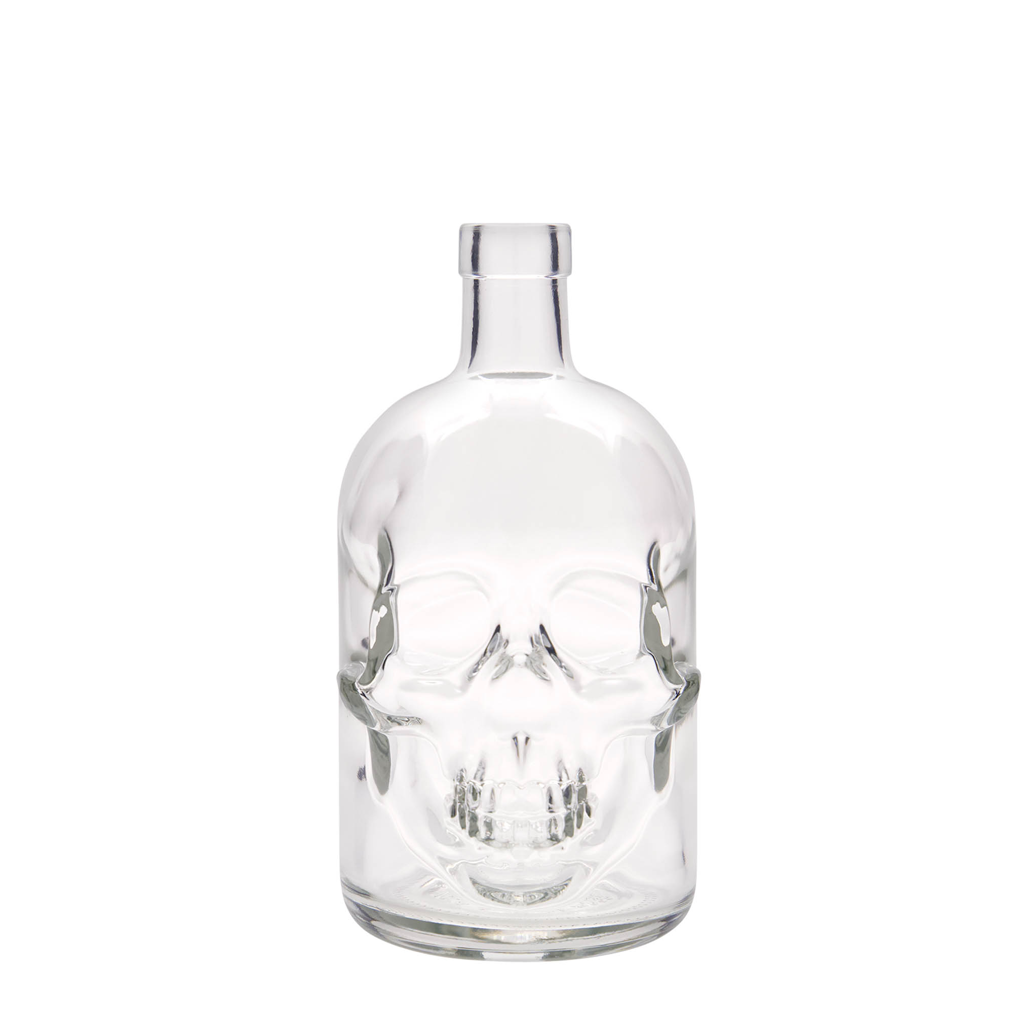 700 ml glassflaske 'Dødninghode', åpning: kork 700 ml glassflaske 'Dødninghode', åpning: kork