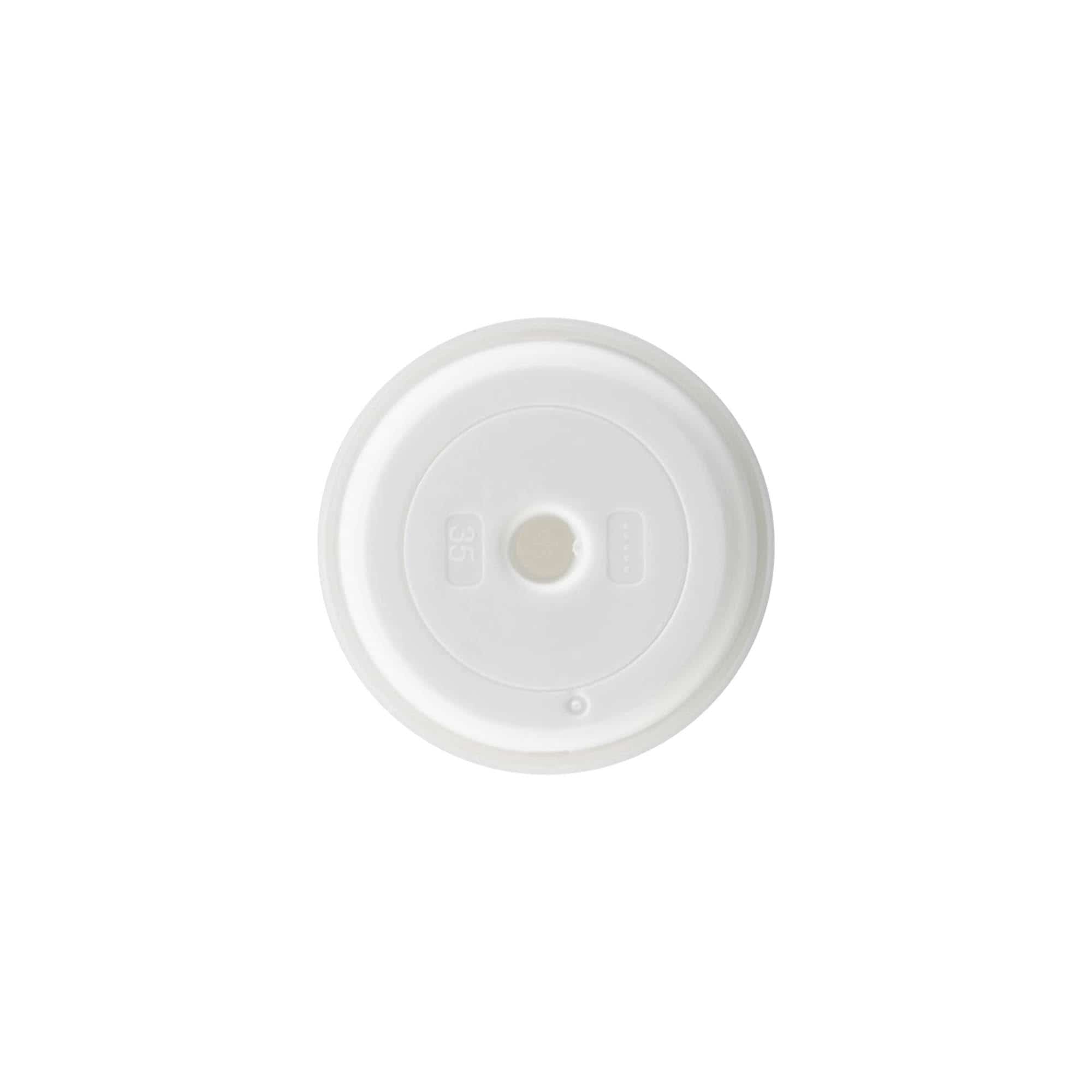 Airless dispenser pumpehode 'Mezzo', PP-plast, hvit