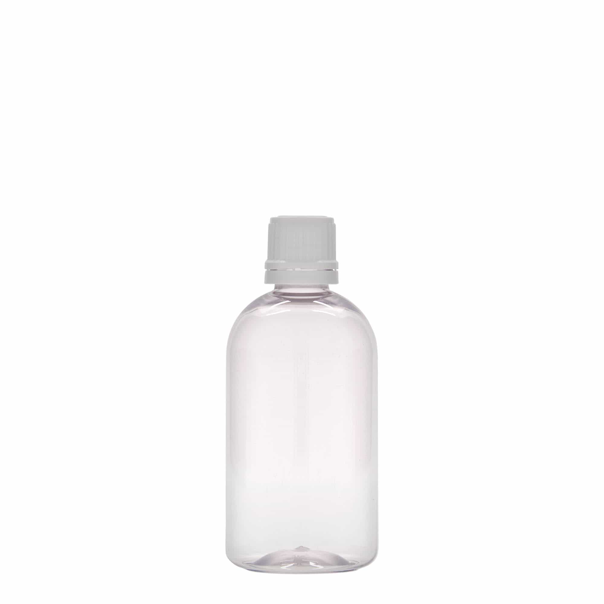 100 ml PET-medisinflaske 'Easy Living', plast, åpning: DIN 18 100 ml PET-medisinflaske 'Easy Living', plast, åpning: DIN 18
