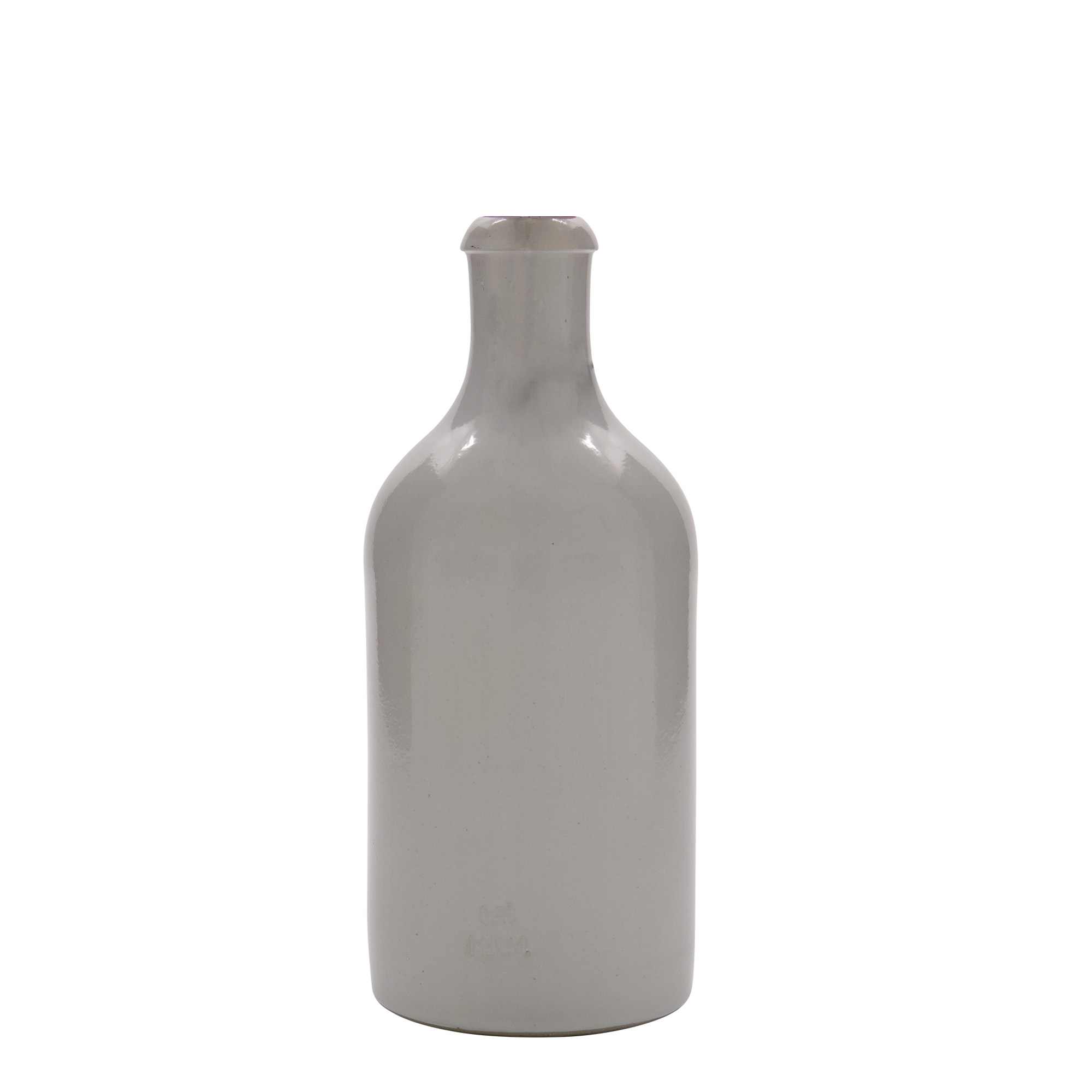 500 ml tonnekanne, steintøy, hvit, munningsåpning: klemmeforsegling 500 ml tonnekanne, steintøy, hvit, munningsåpning: klemmeforsegling