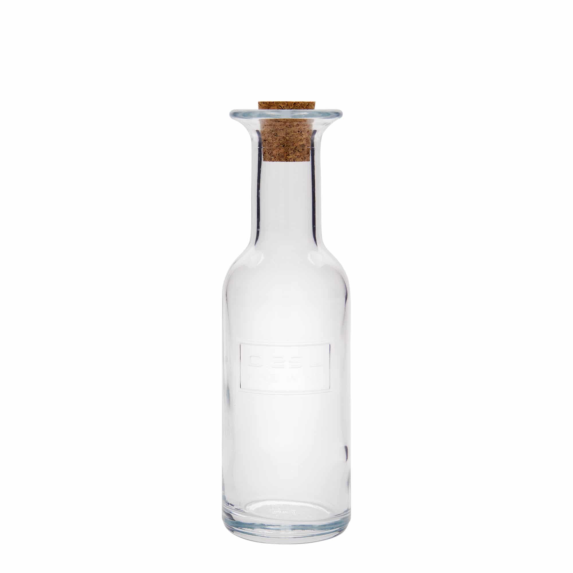 250 ml glassflaske "Optima Fine Wine", åpning: Kork