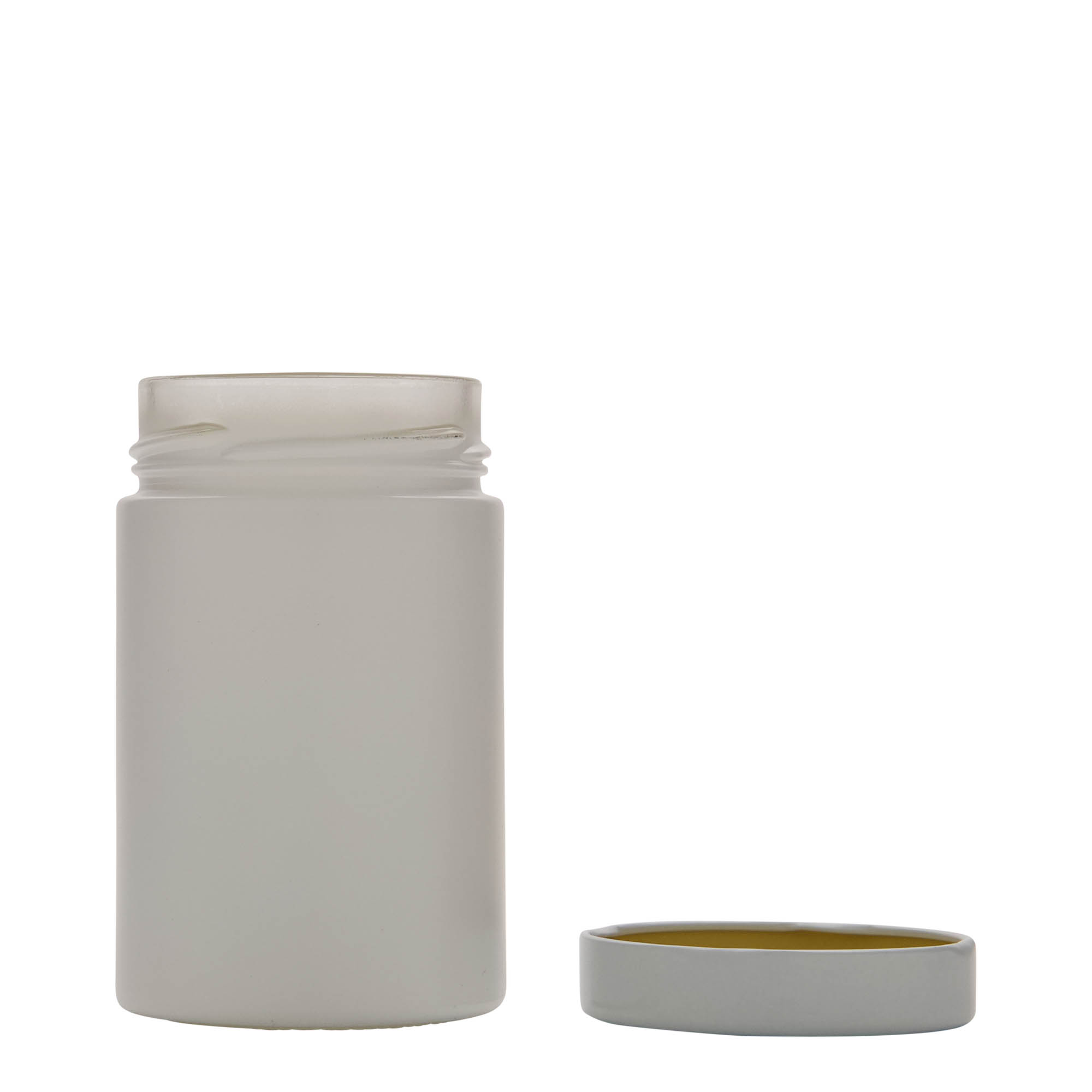 327 ml rundt glass 'Aurora', hvit, åpning: Deep-Twist-Off (DTO 66) 327 ml rundt glass 'Aurora', hvit, åpning: Deep-Twist-Off (DTO 66)