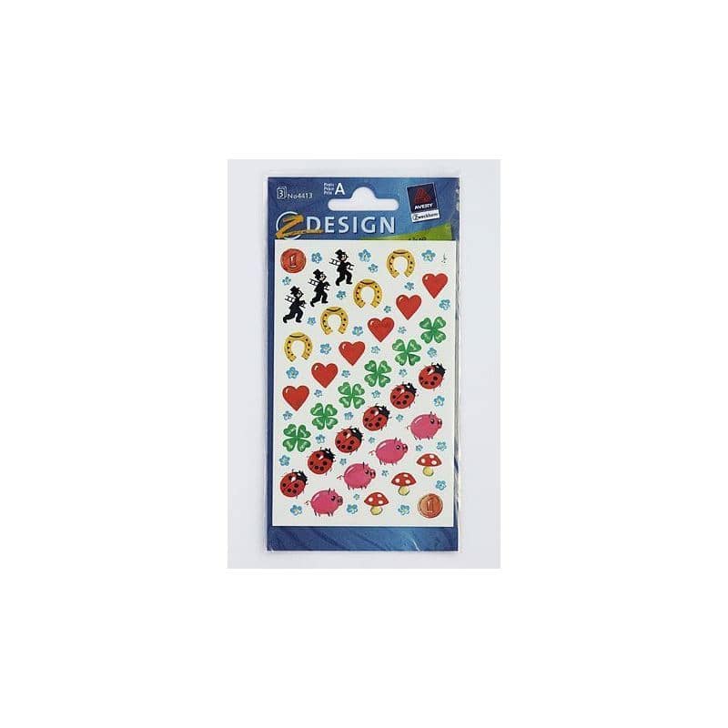 Zweckform klistremerker 'Lykkeamulett', papir, flerfarget