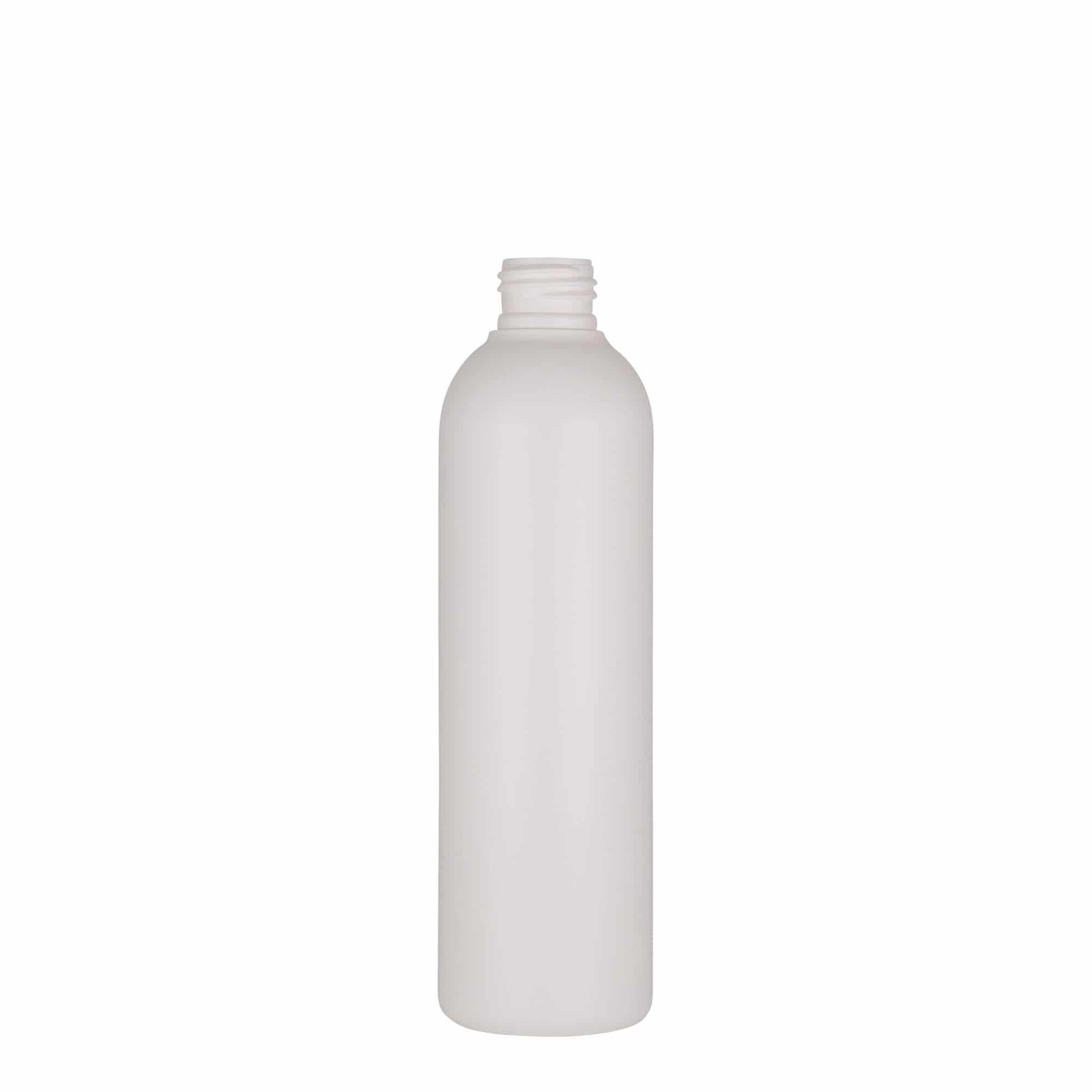 250 ml plastflaske "Tuffy", HDPE, hvit, åpning: GPI 24/410 250 ml plastflaske "Tuffy", HDPE, hvit, åpning: GPI 24/410