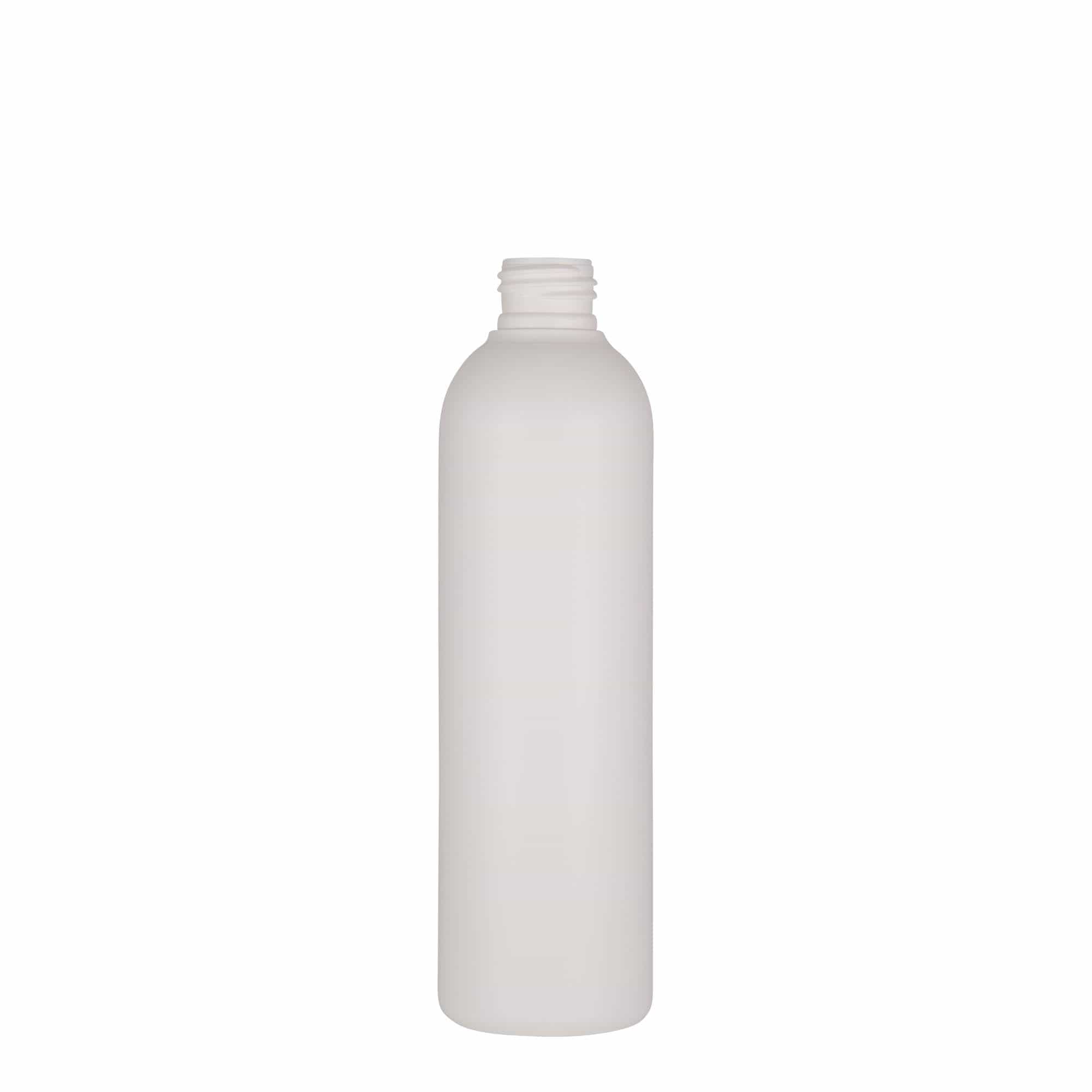 250 ml plastflaske 'Tuffy', HDPE, hvit, åpning: 24/410