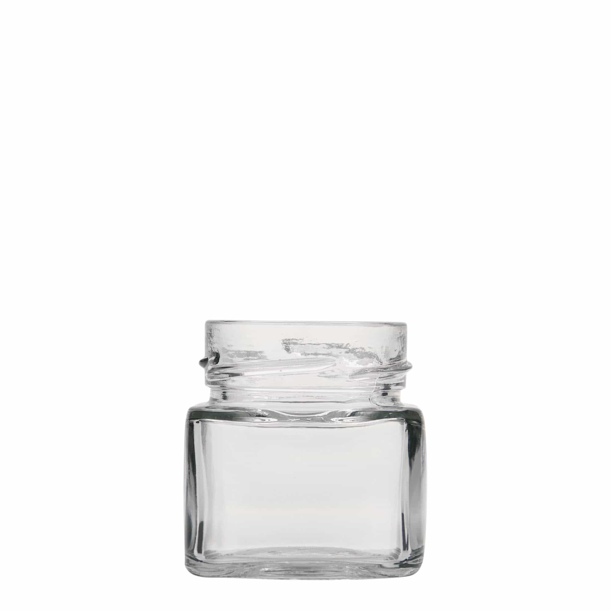 106 ml firkantglass 'Ikarus', åpning: Deep-Twist-Off (DTO 58)