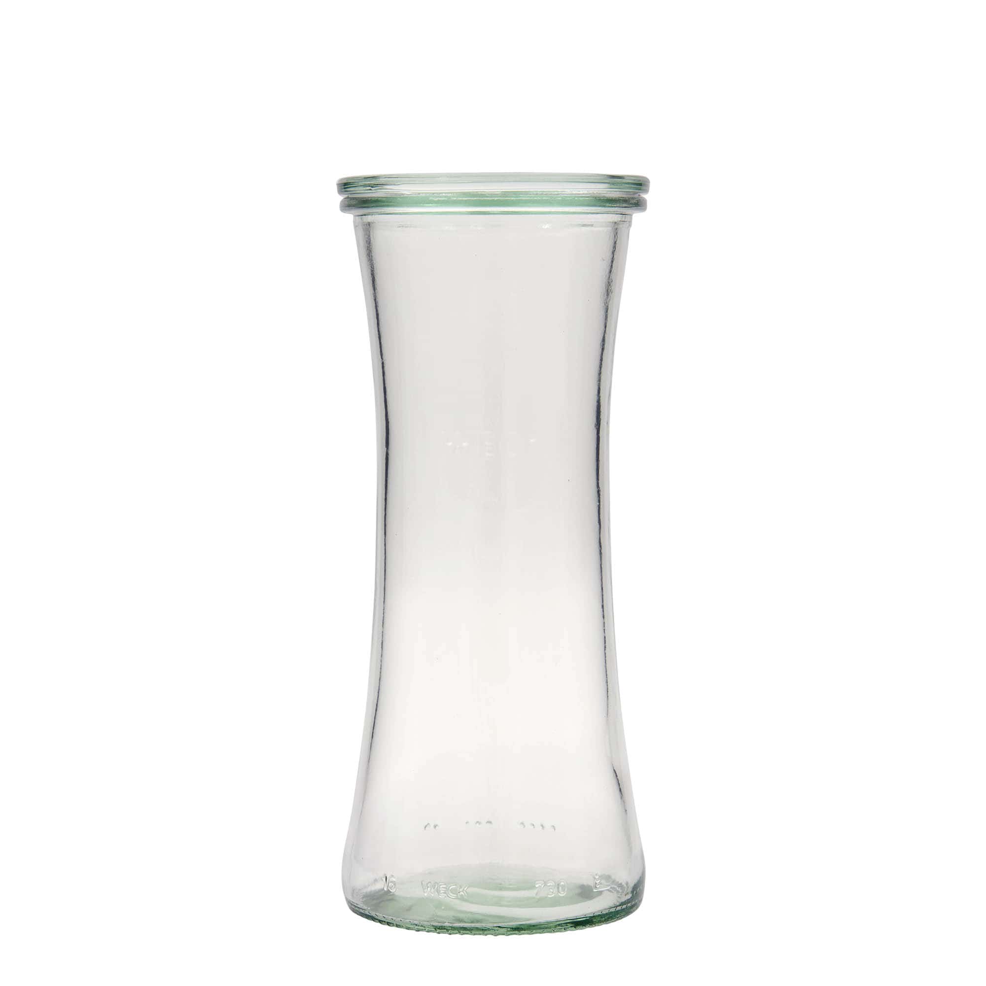 6x 730 ml WECK-gourmetglass med glasslokk RR 80