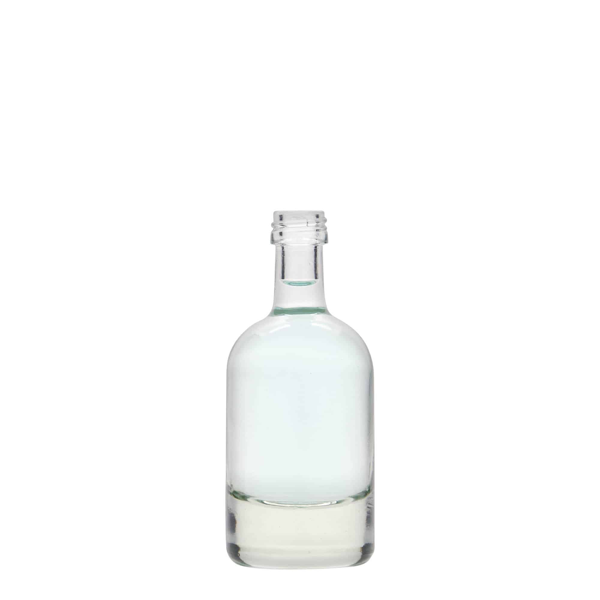 50 ml glassflaske 'Linea Uno', åpning: PP 18 50 ml glassflaske 'Linea Uno', åpning: PP 18