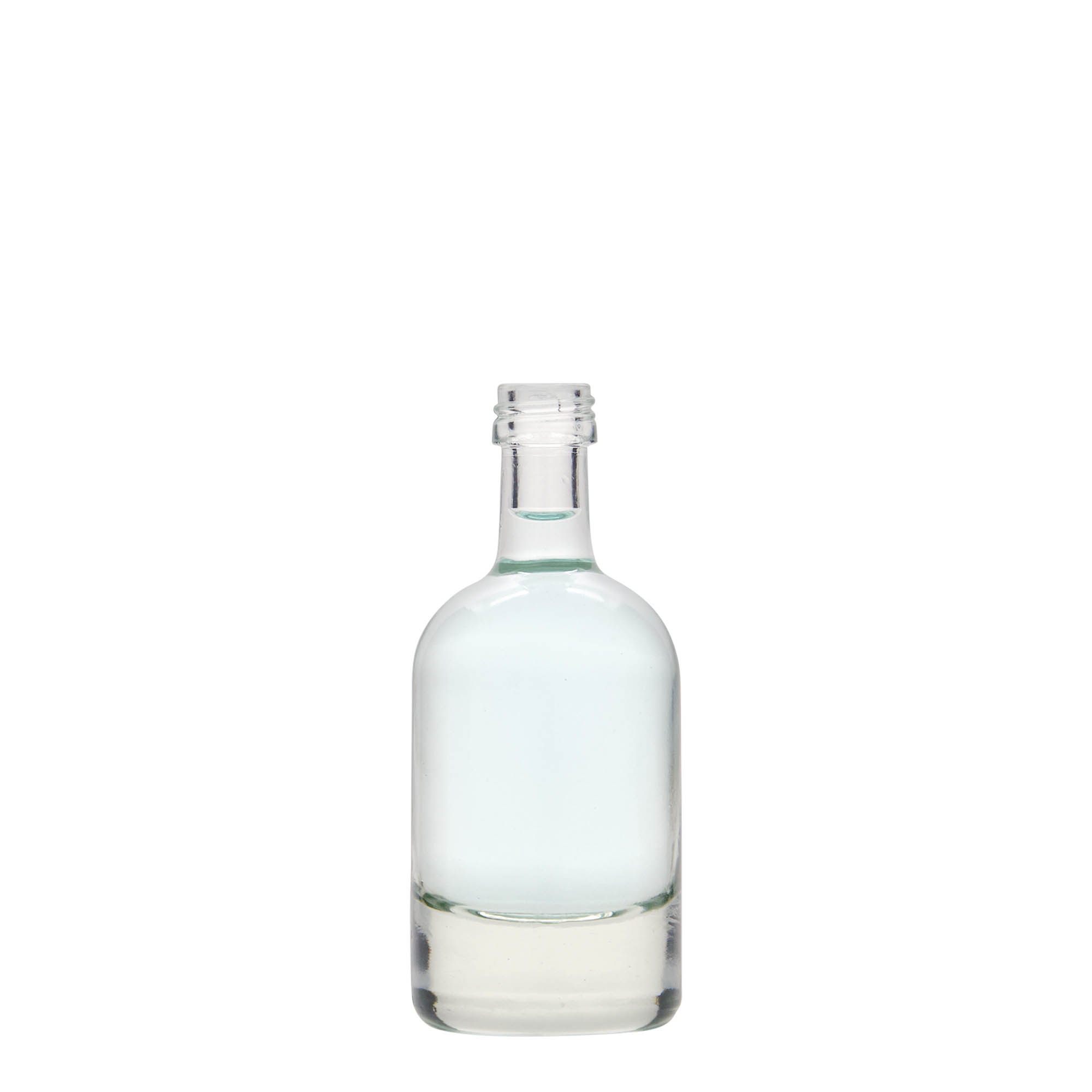 50 ml glassflaske 'Linea Uno', åpning: PP 18 50 ml glassflaske 'Linea Uno', åpning: PP 18