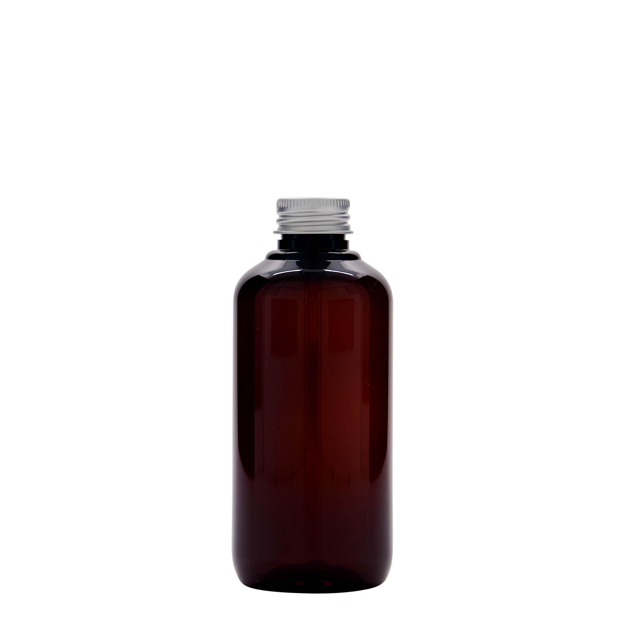 200 ml resirkulert plastflaske 'Victor's Best', PCR, brun, åpning: 24/410