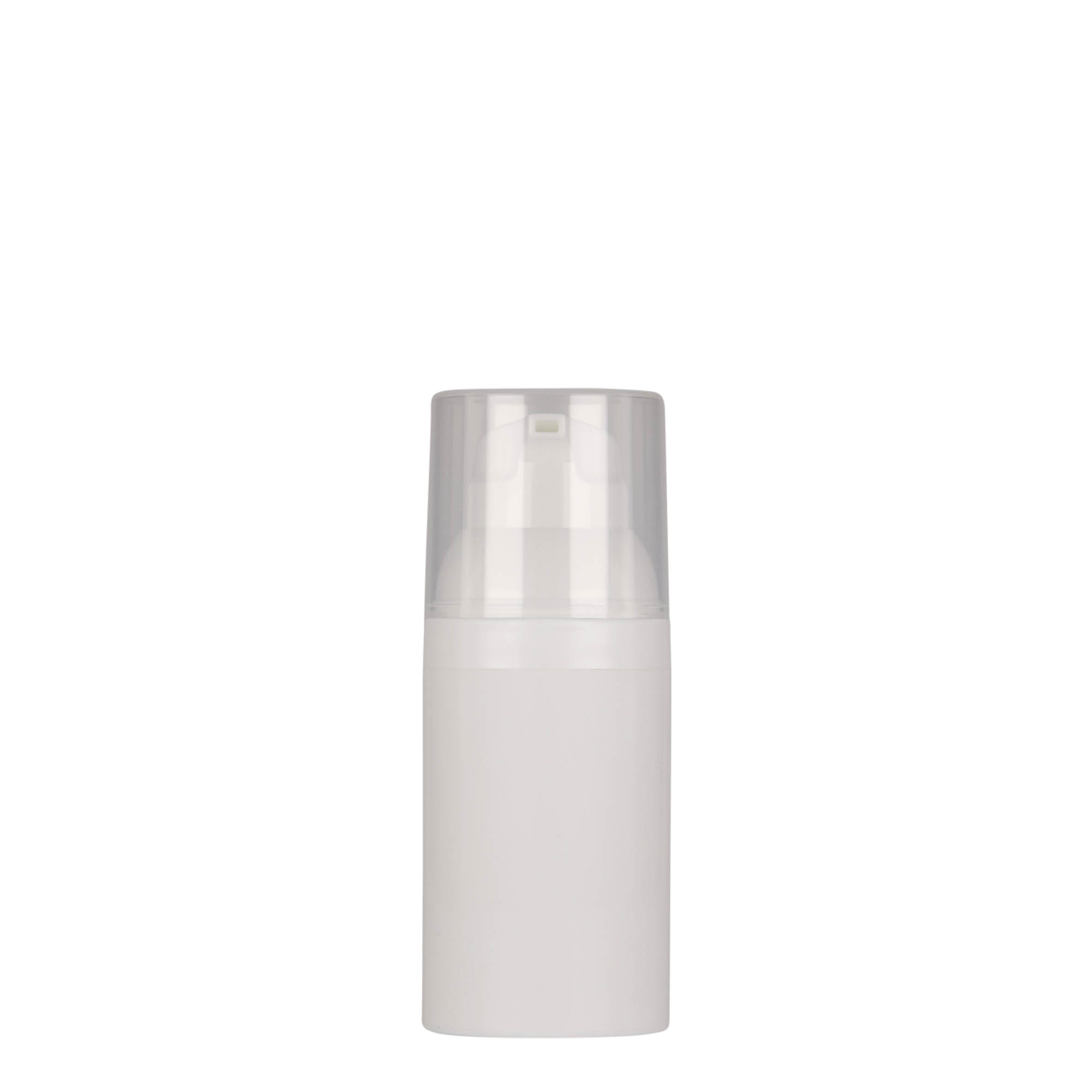 30 ml luftløs dispenser 'Mezzo', PP-plast, hvit