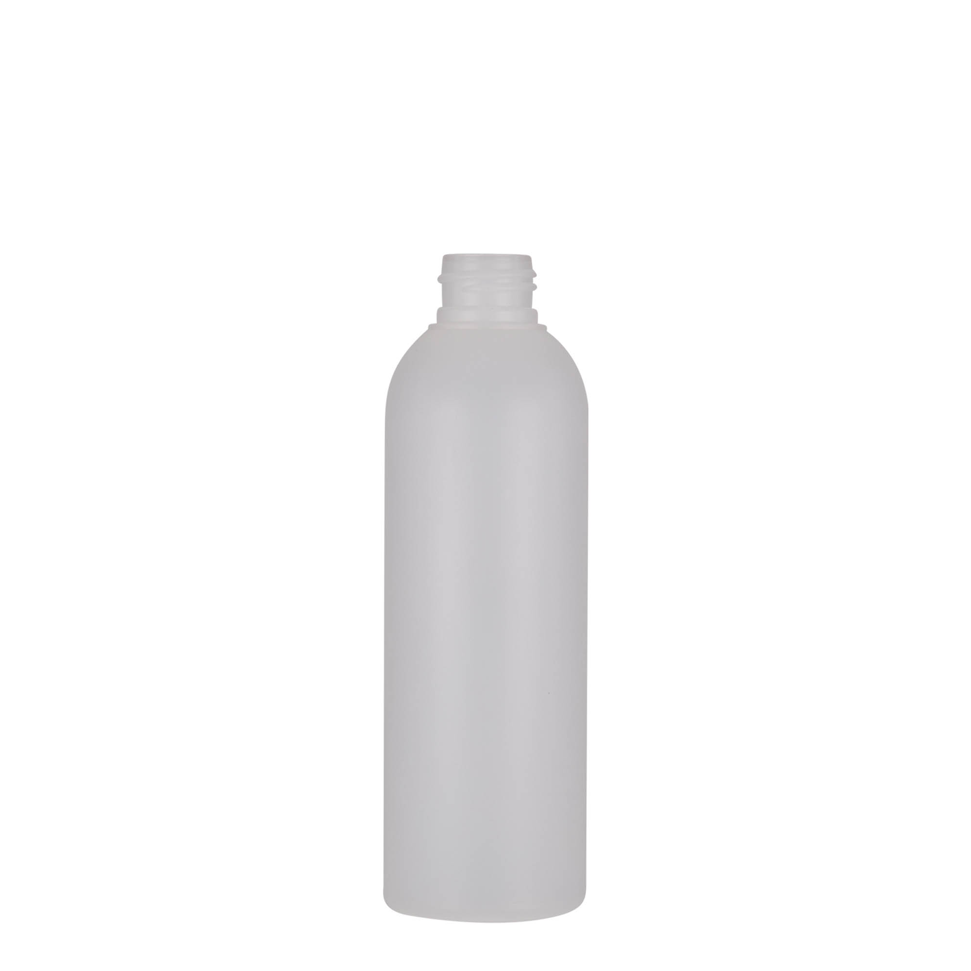 200 ml plastflaske 'Tuffy', HDPE, natur, åpning: 24/410