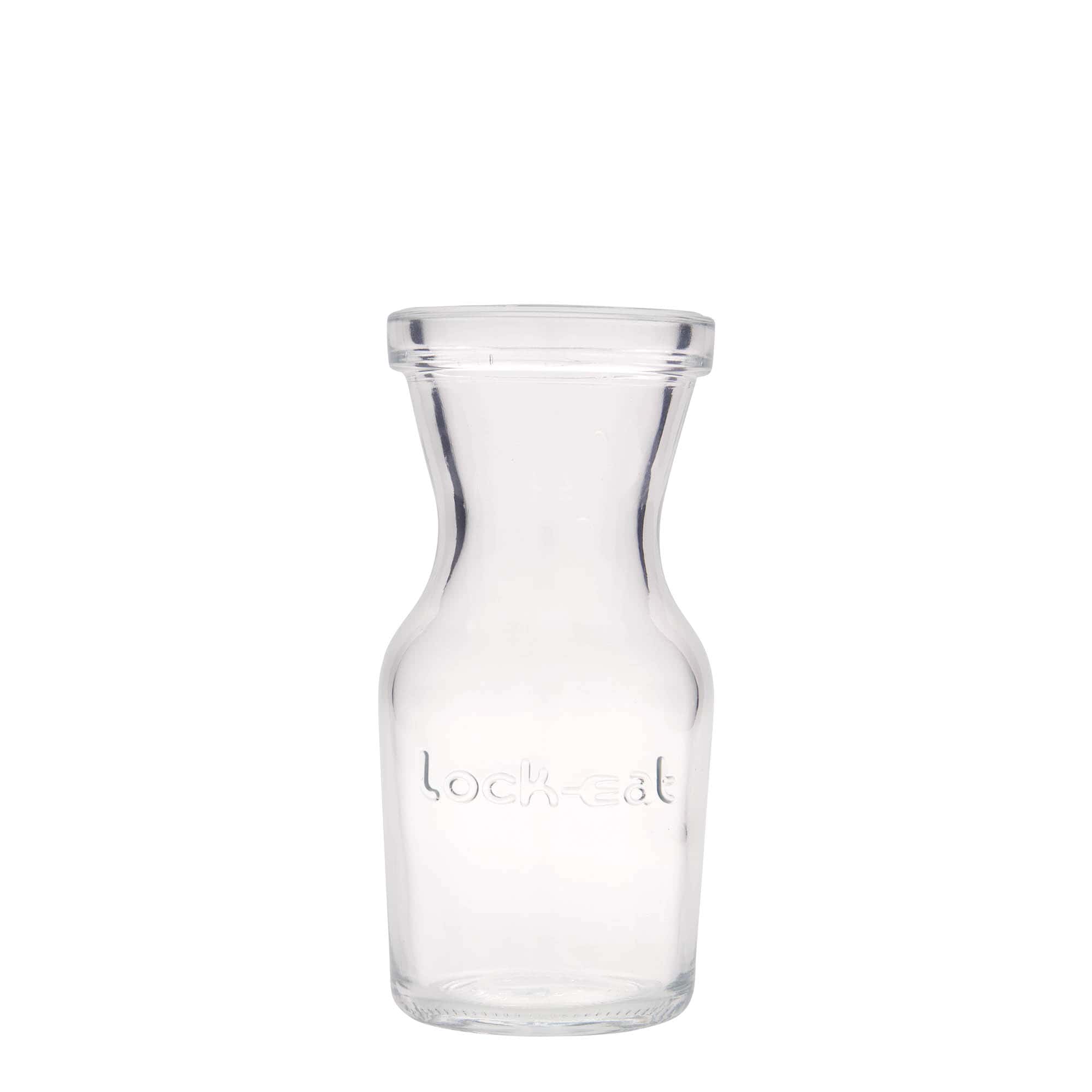250 ml glasskaraffel 'Lock-Eat', åpning: trådspenne-lukking