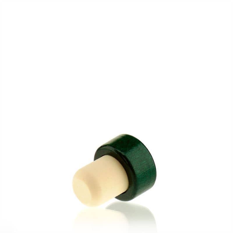 Gripekork 19 mm, tre, grønn, for åpning: Kork