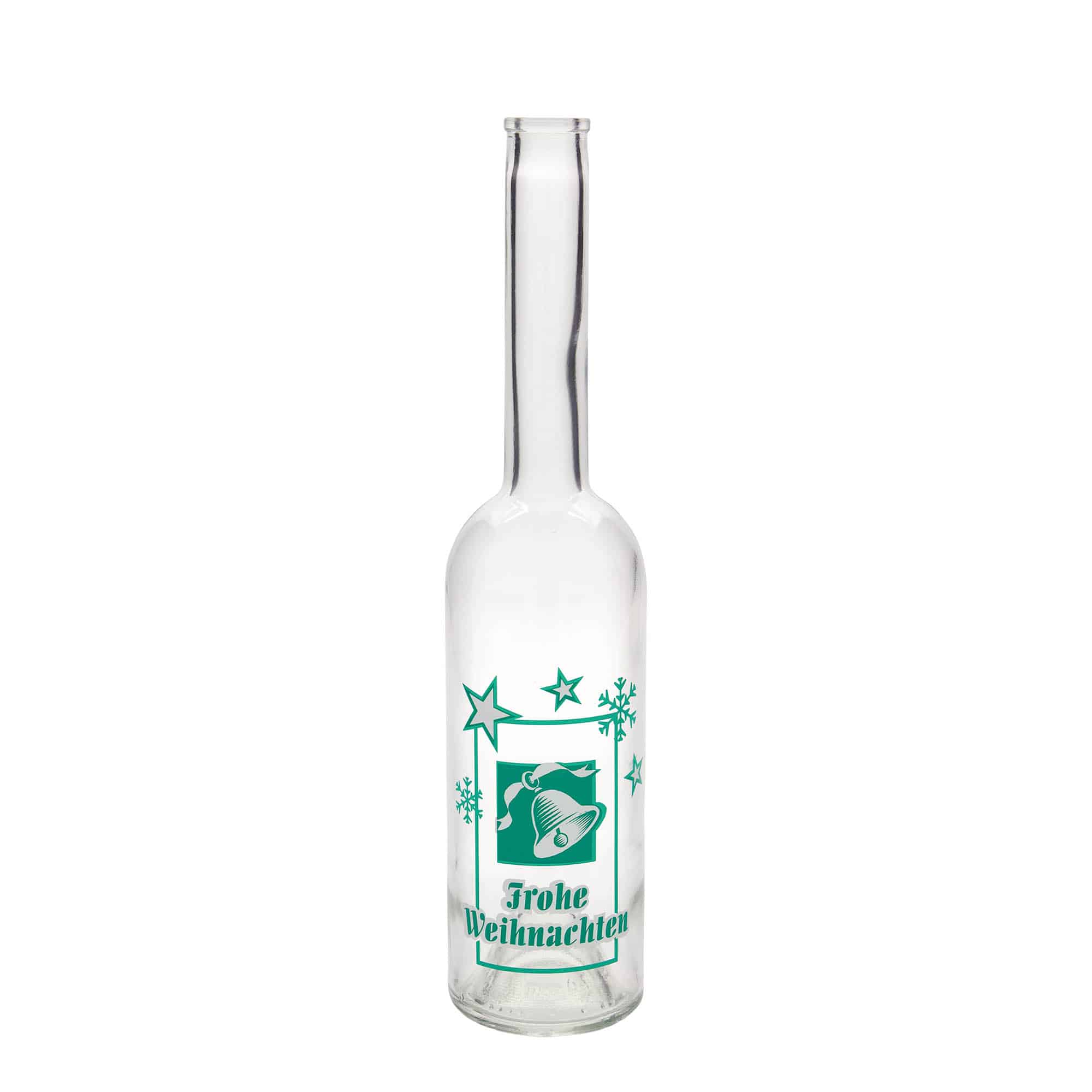 500 ml glassflaske 'Opera', motiv: God jul, munnstykke: kork 500 ml glassflaske 'Opera', motiv: God jul, munnstykke: kork